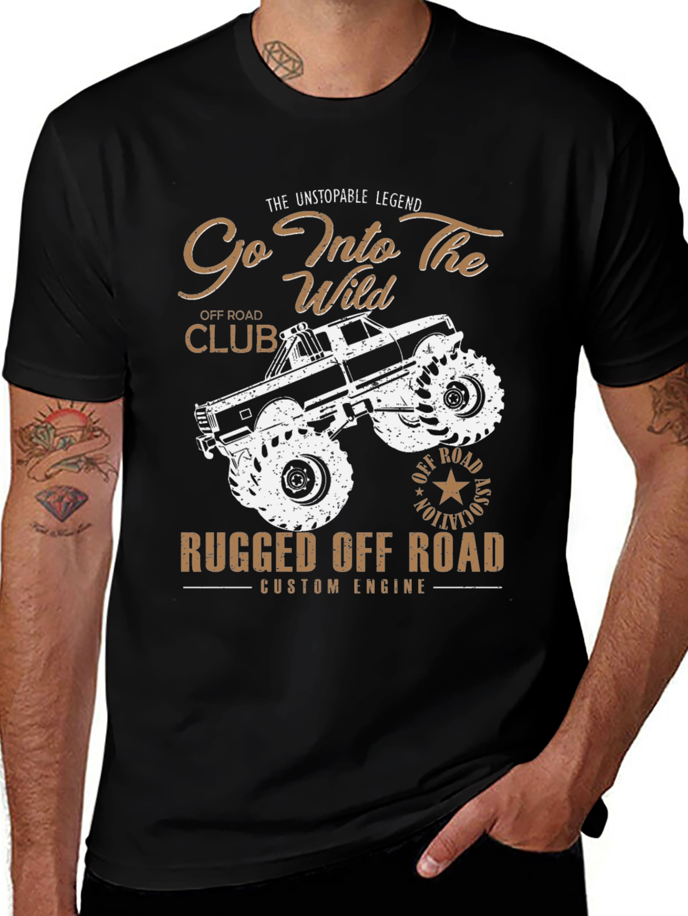 Variant 20 of Rugged Off Road Truck T-Shirt - Custom Engine Design
