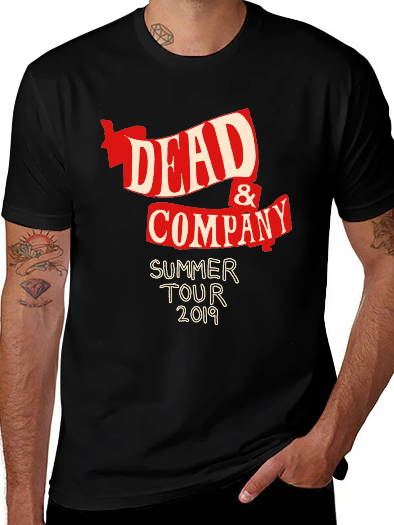 Variant 8 of Dead & Company Summer Tour 2019 Black T-Shirt