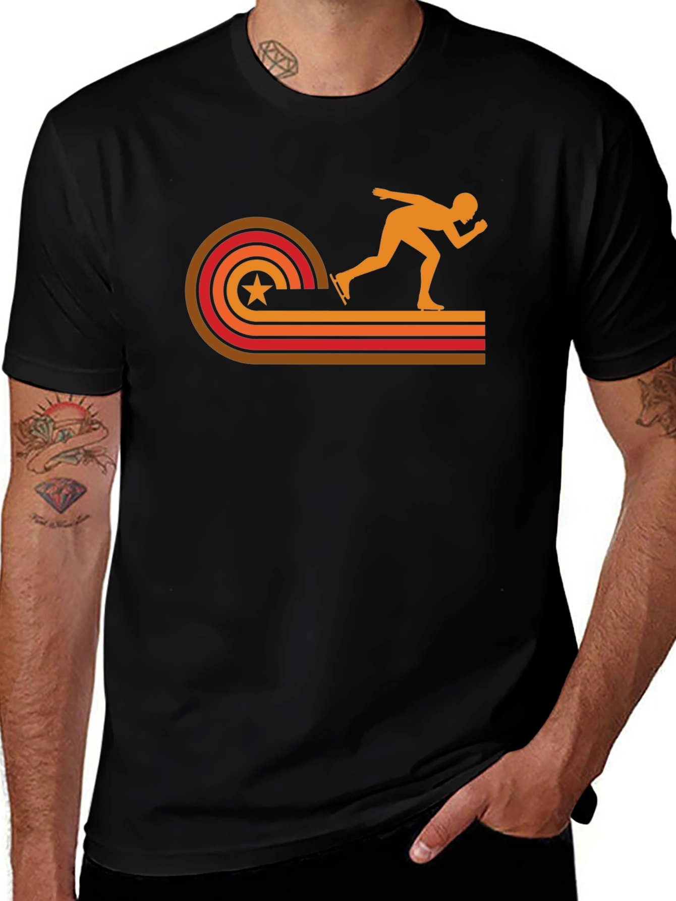 Variant 27 of Retro Speed Skater T-Shirt