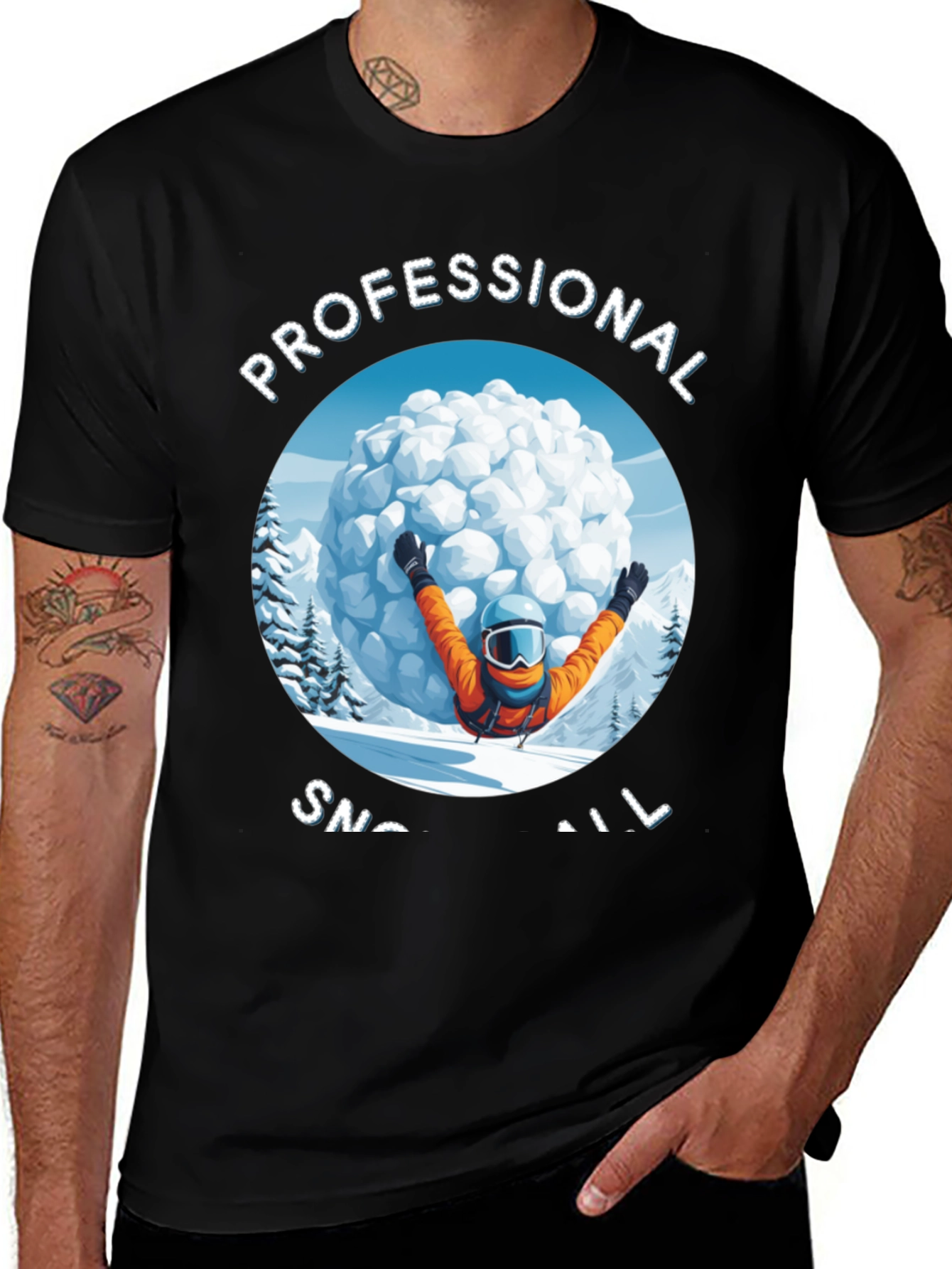 Variant 23 of Professional Snowball T-Shirt