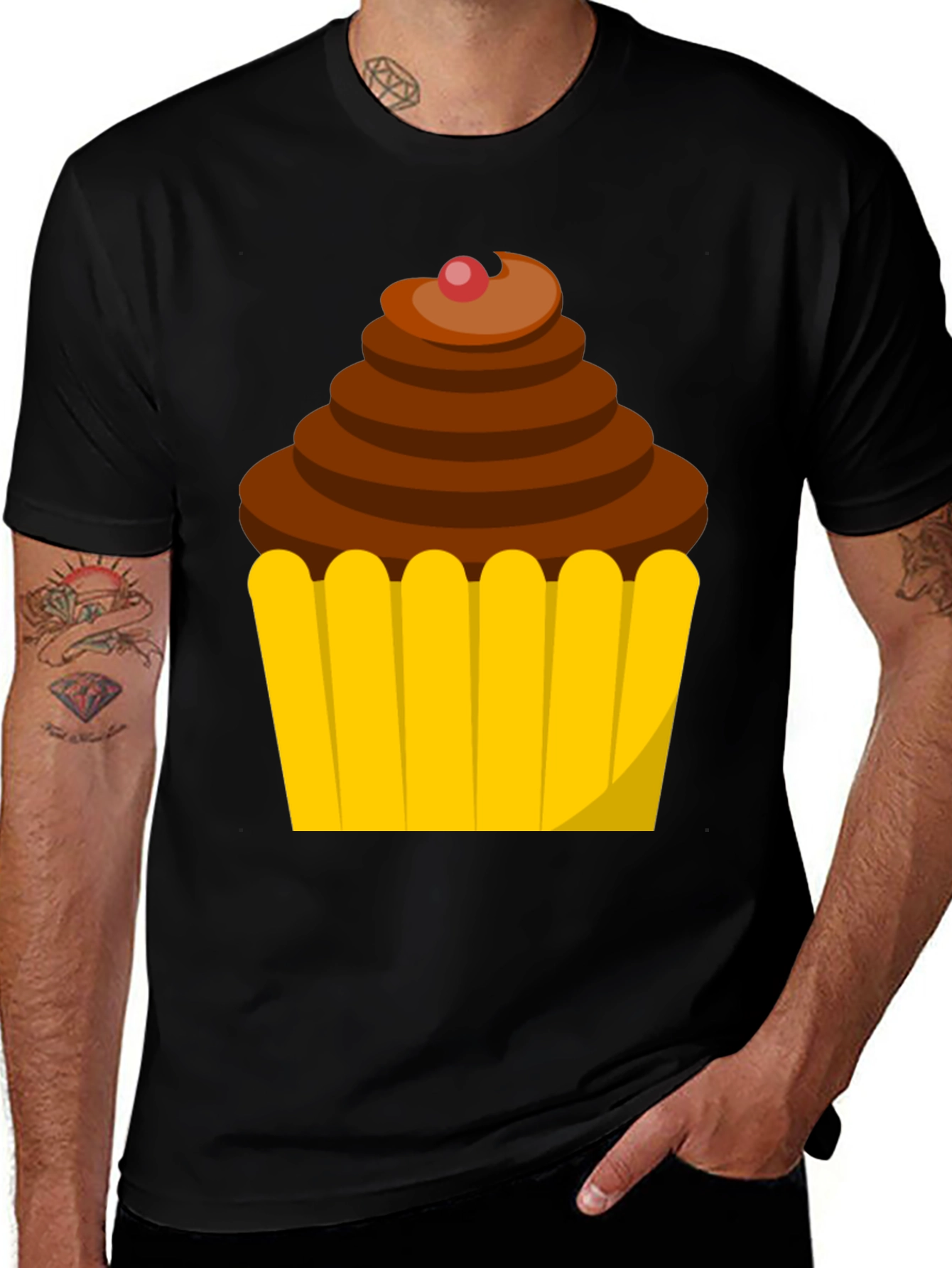 Variant 21 of Cupcake Graphic T-Shirt - Sweet Tooth Apparel