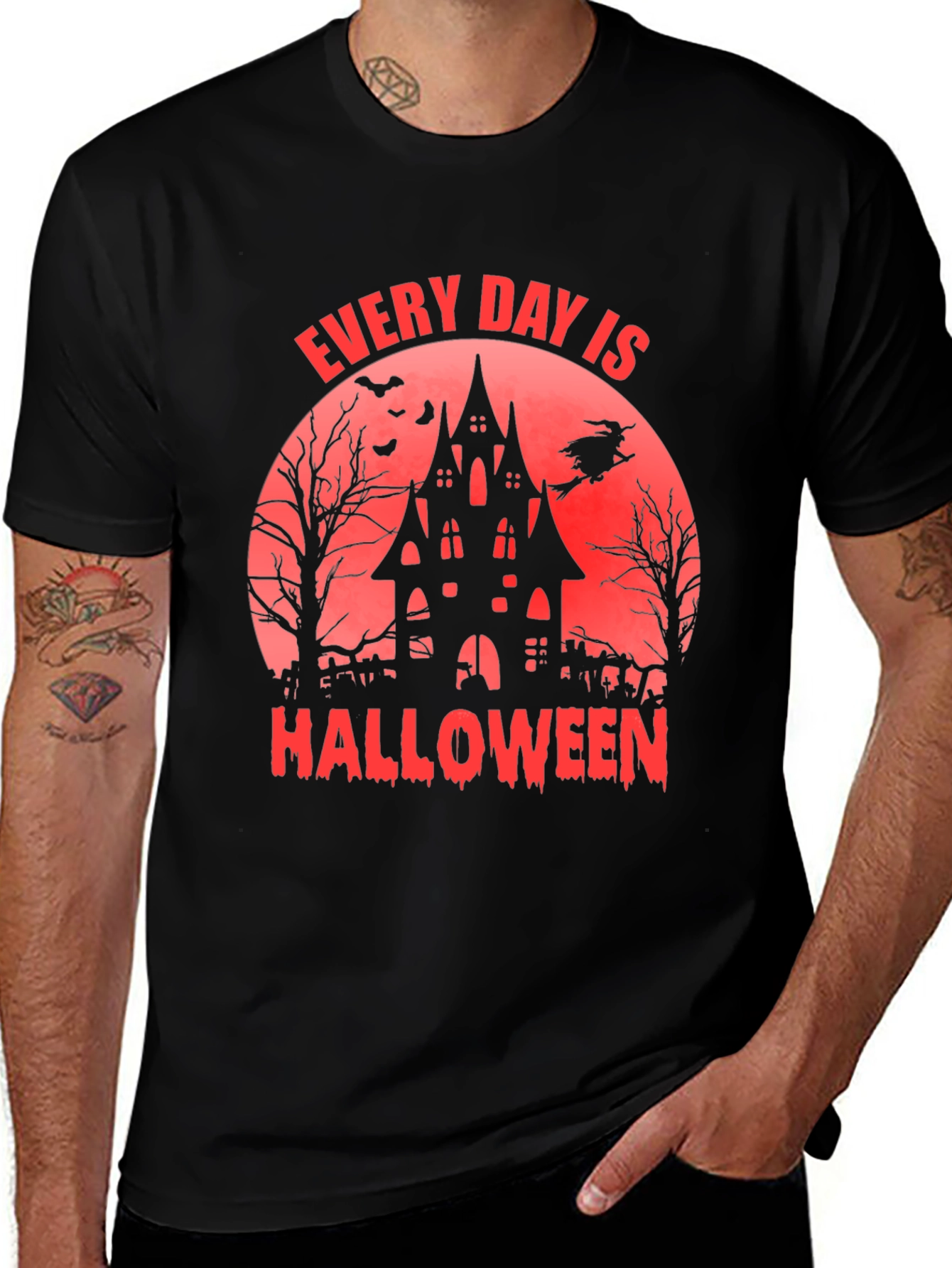 Every Day is Halloween T-Shirt - Spooky Graphic Tee