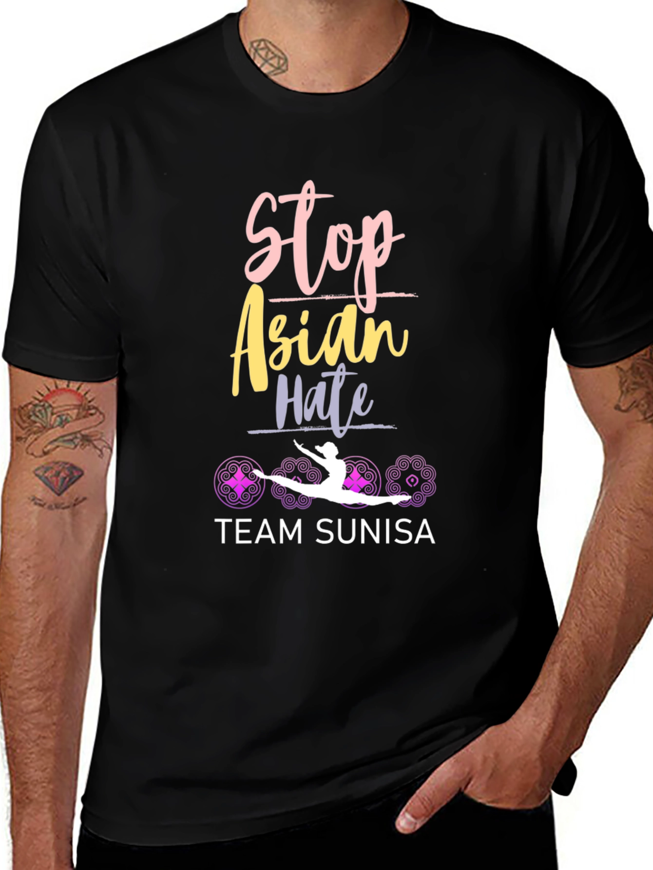 Variant 3 of Stop Asian Hate Team Sunisa T-Shirt