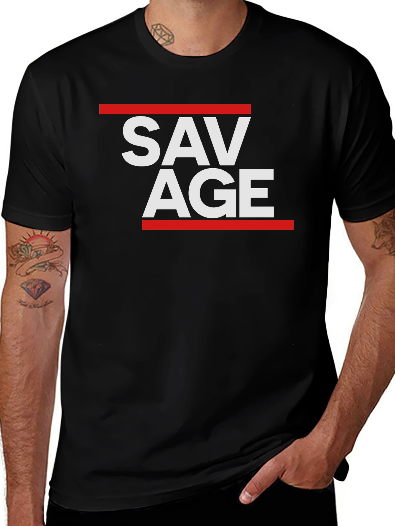 Variant 13 of Savage Graphic Tee - Bold Statement T-Shirt