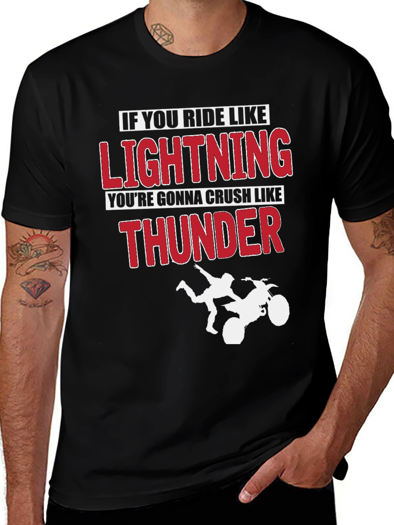 Ride Like Lightning T-Shirt - MotoCross Tee