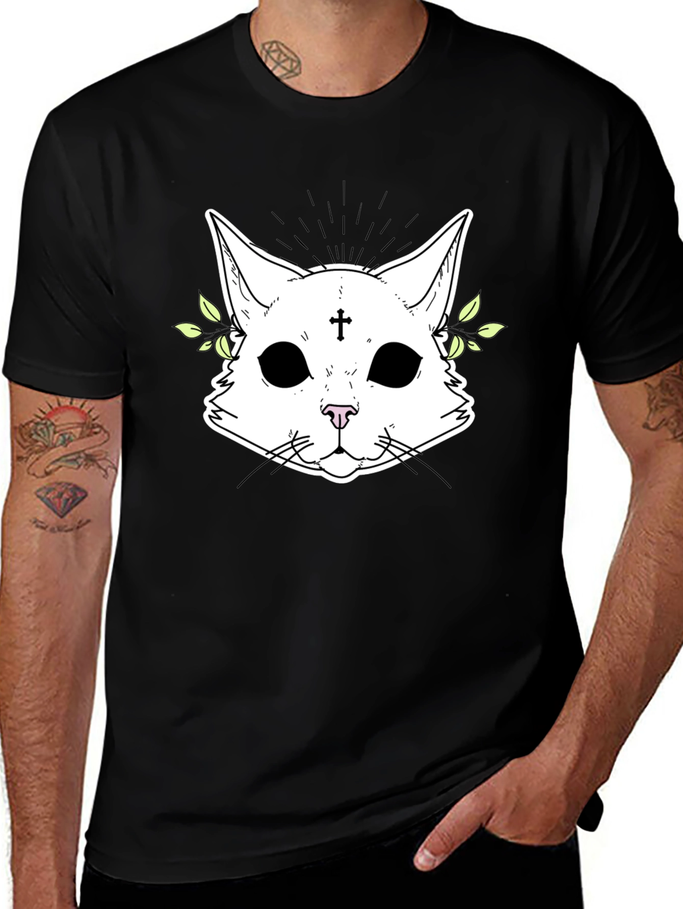 Variant 27 of Mystic Cat Graphic T-Shirt