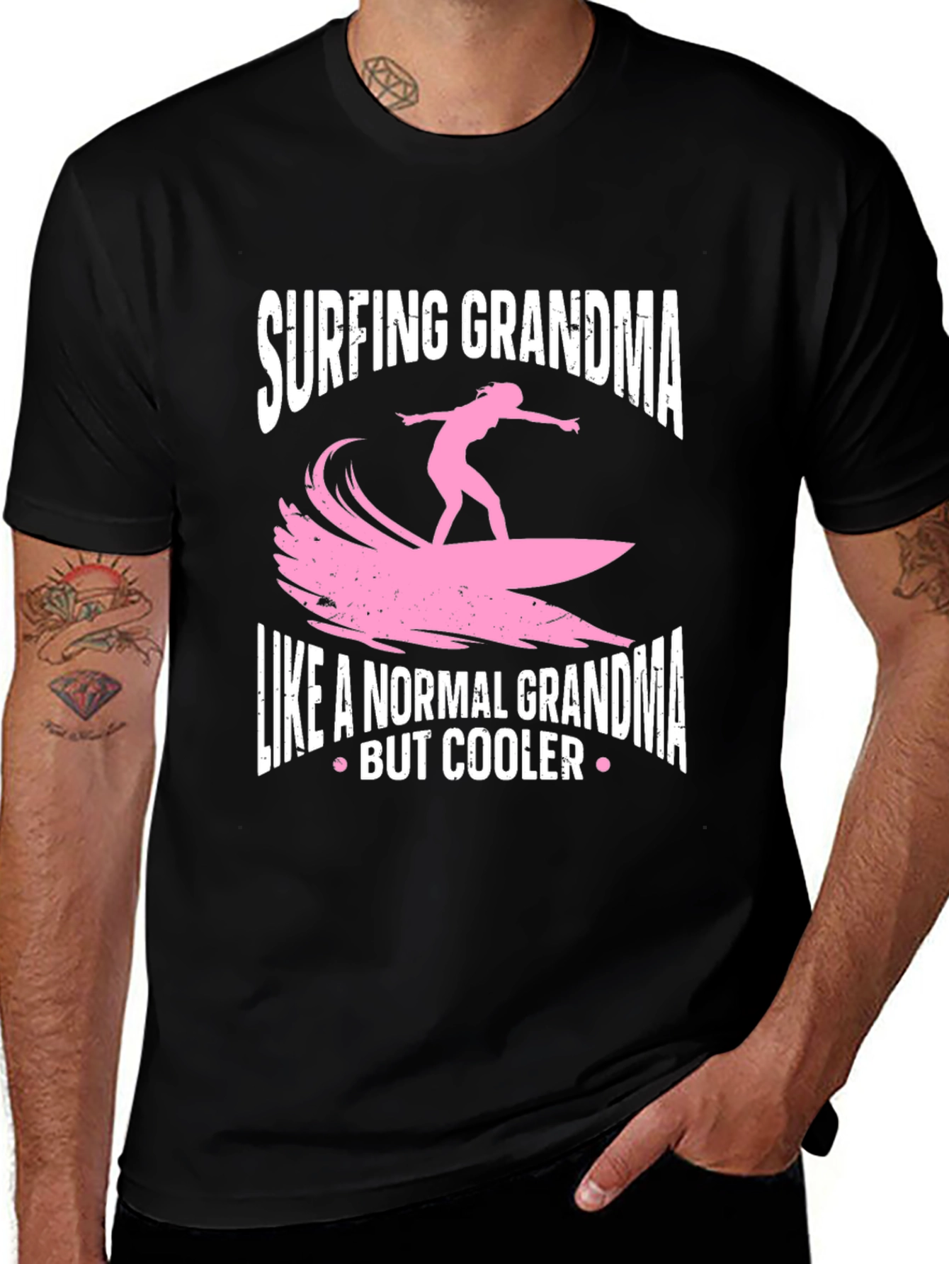 Variant 20 of Surfing Grandma T-Shirt - Cool Grandma Tee