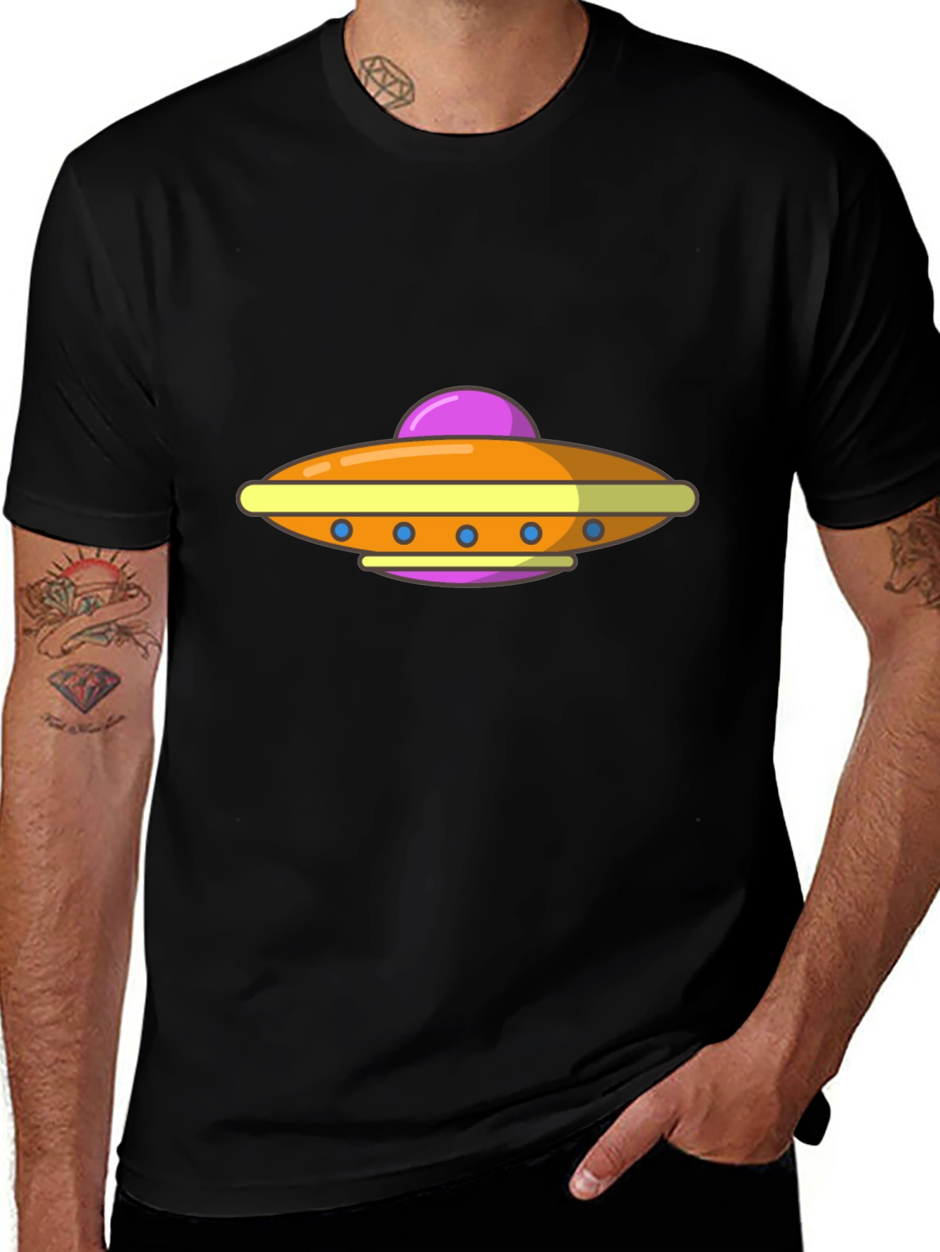 UFO Graphic T-Shirt - Sci-Fi Tee