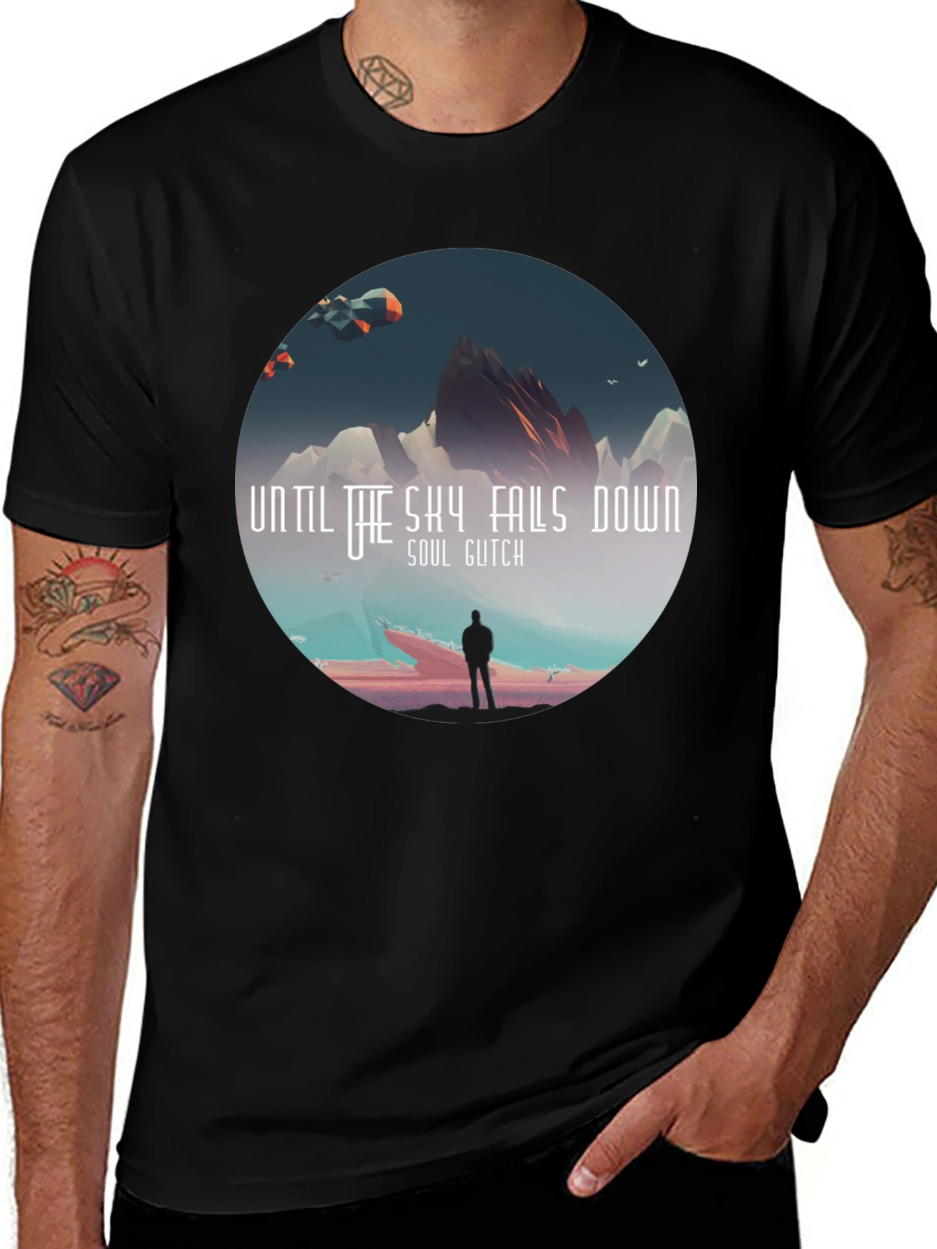 Variant 20 of Until the Sky Falls Down T-Shirt - Soul Glitch
