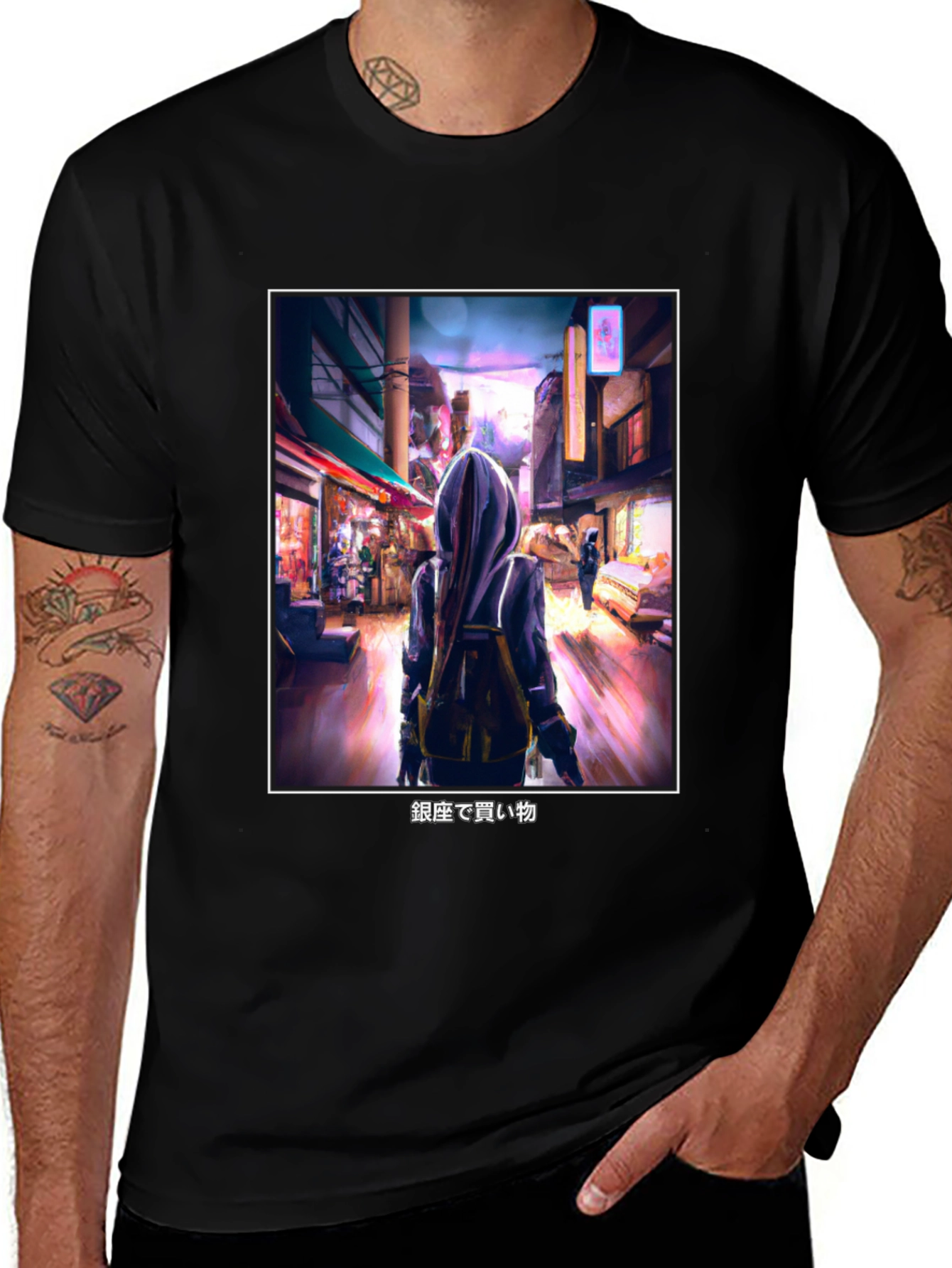 Variant 20 of Urban Tokyo Art Tee - Unique Graphic T-Shirt