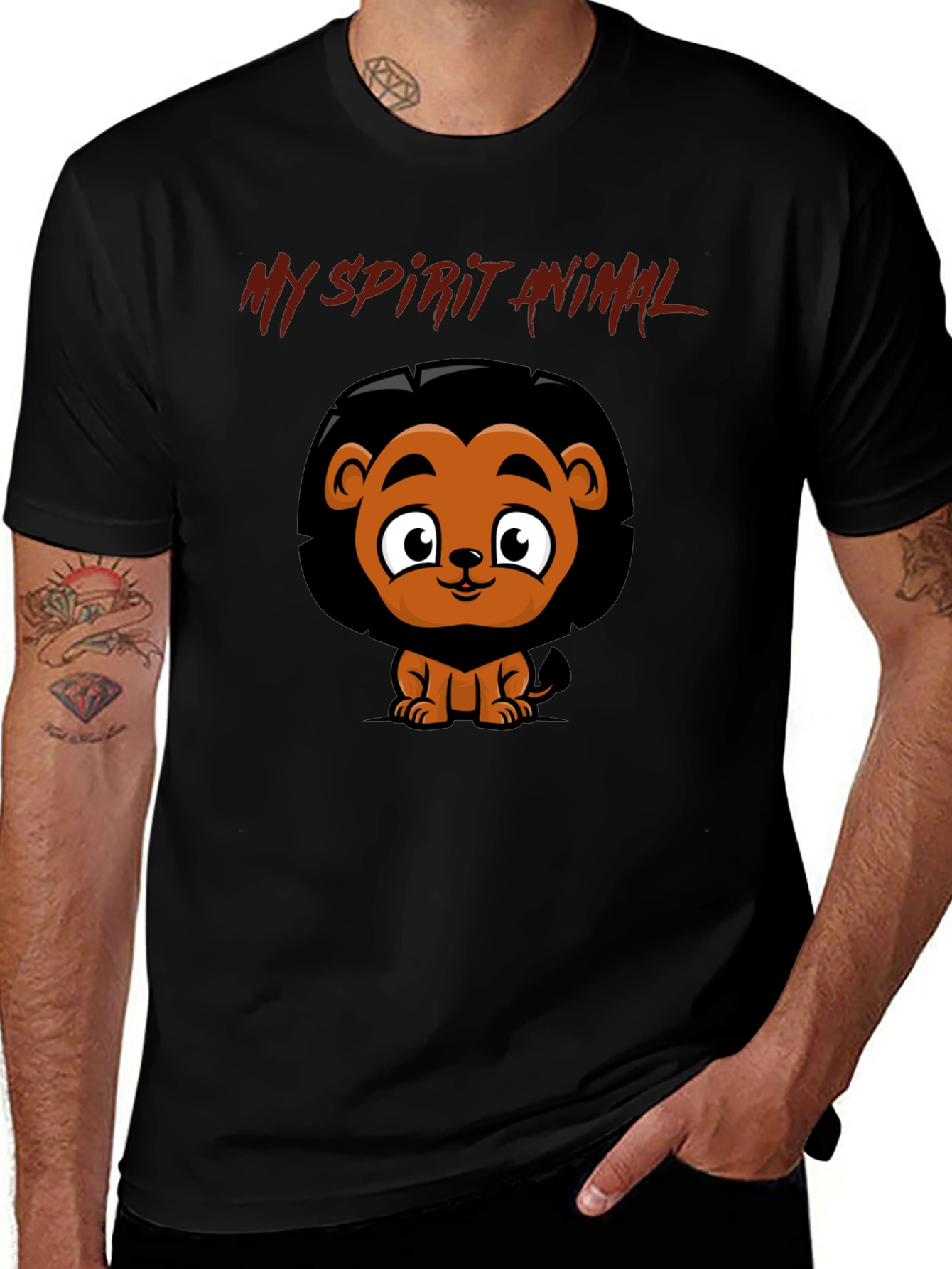 Variant 7 of My Spirit Animal Lion Graphic Tee
