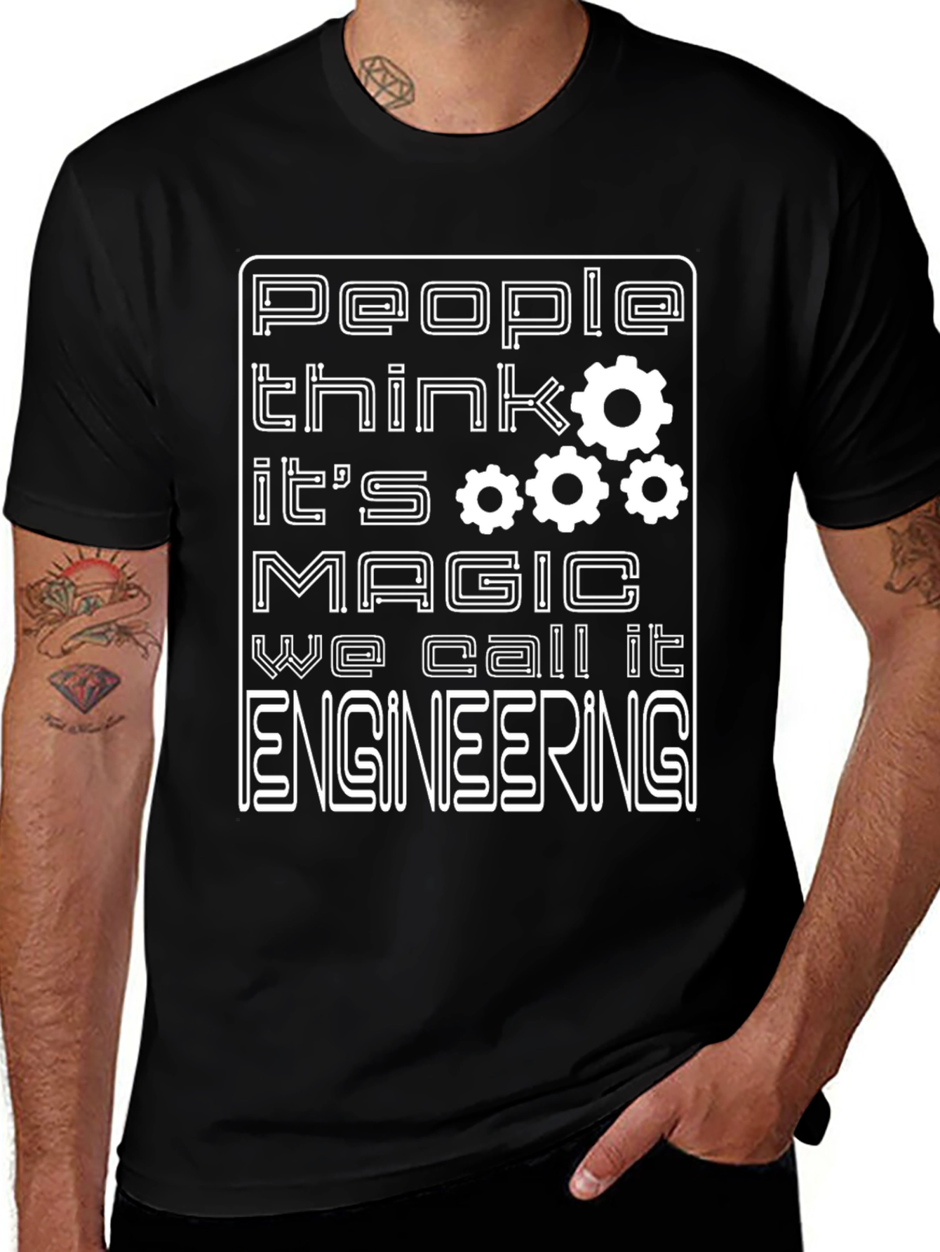 Variant 11 of Engineering Magic T-Shirt