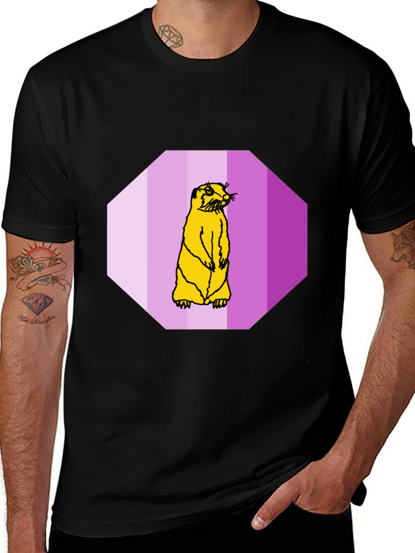 Variant 6 of Meerkat Graphic Tee - Funky Style