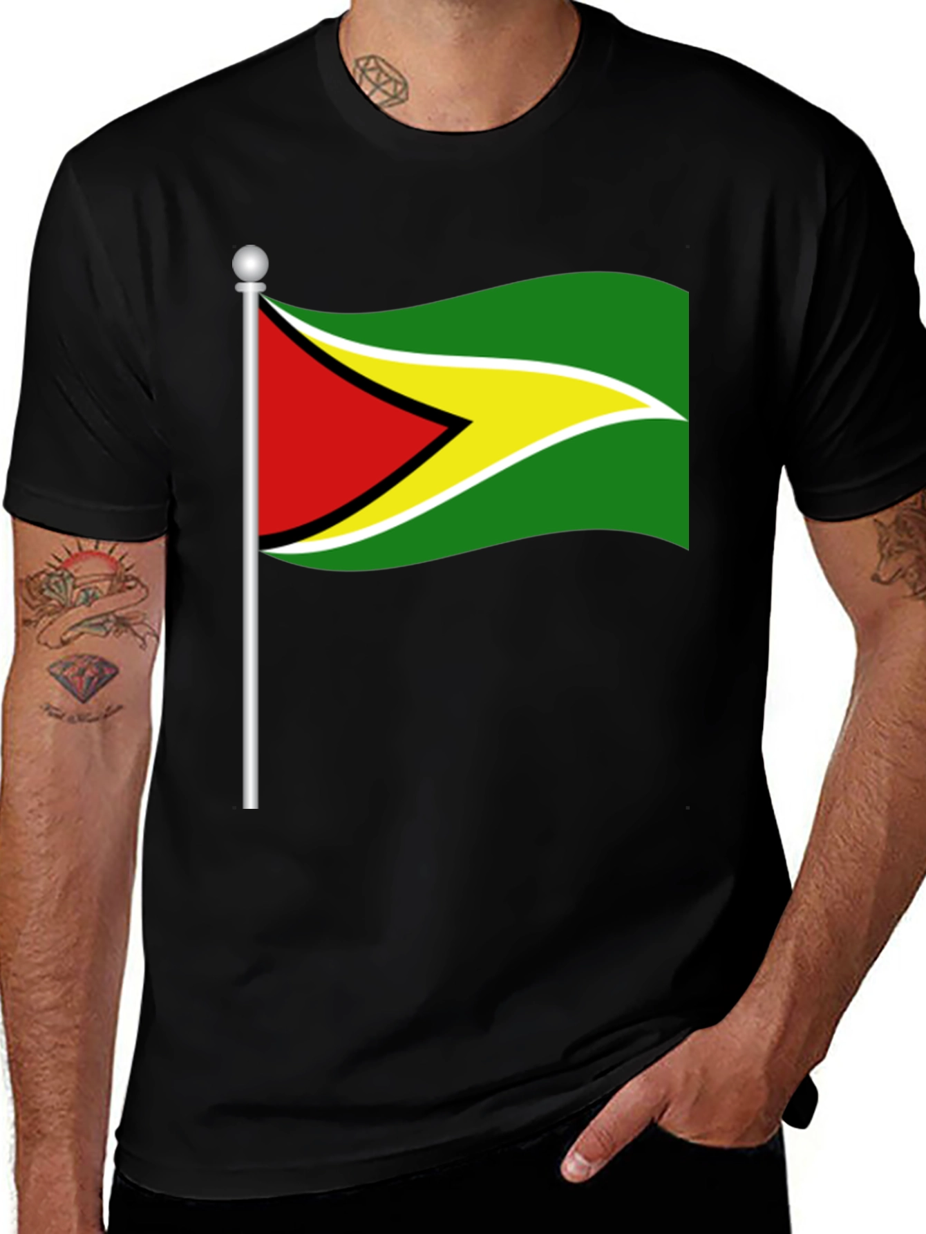 Guyana Flag T-Shirt - Show Your Pride!