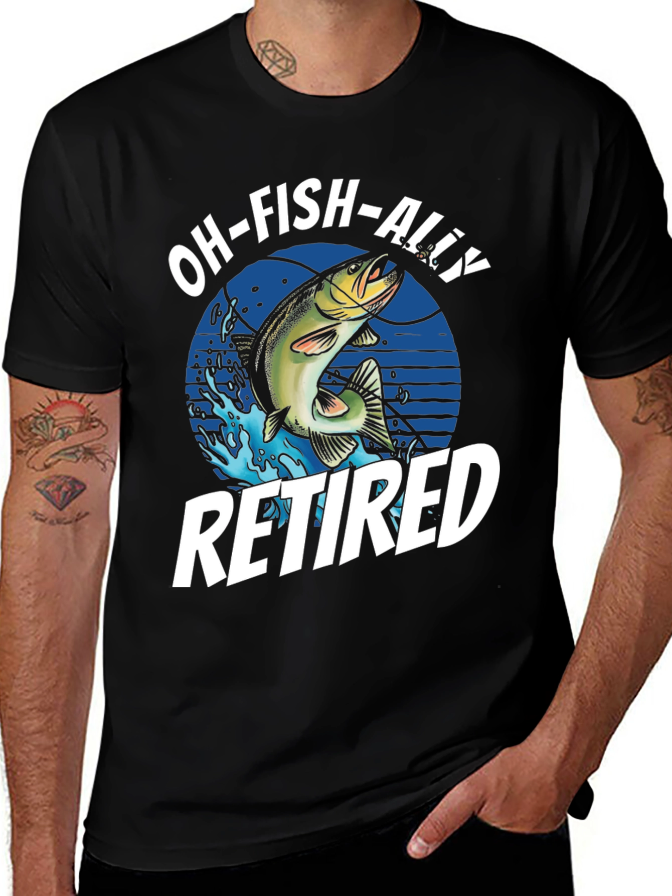 Variant 15 of Oh-Fish-Ally Retired Graphic T-Shirt