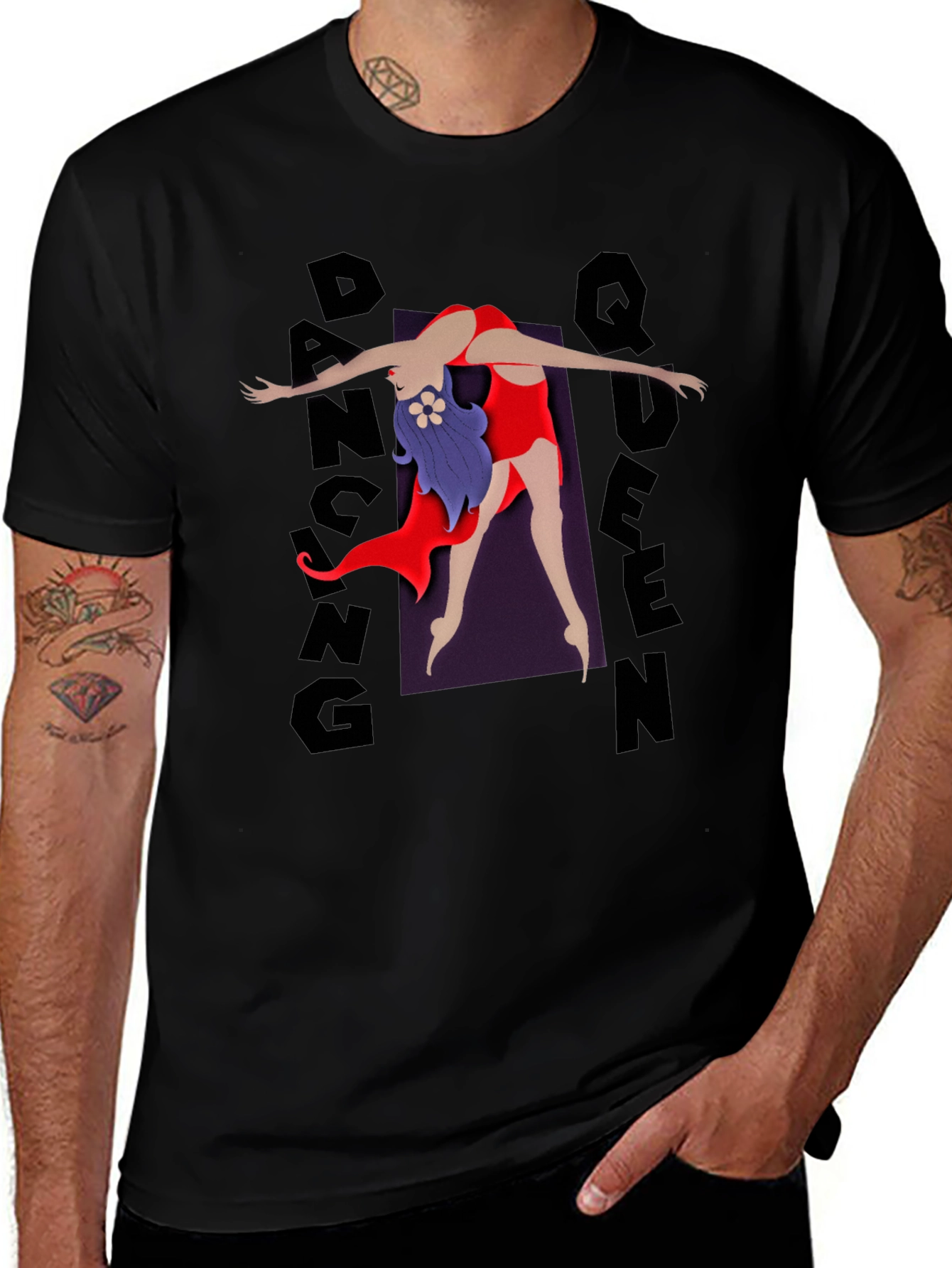 Variant 21 of Dancing Queen Graphic T-Shirt - Trendy and Fun!