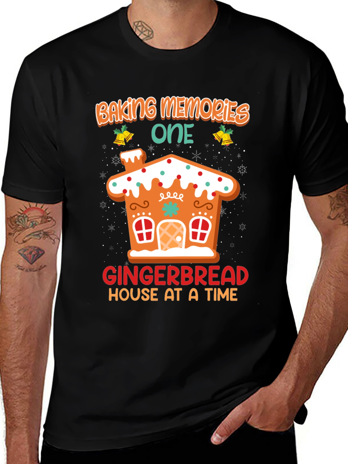 Variant 17 of Baking Memories Gingerbread House T-Shirt