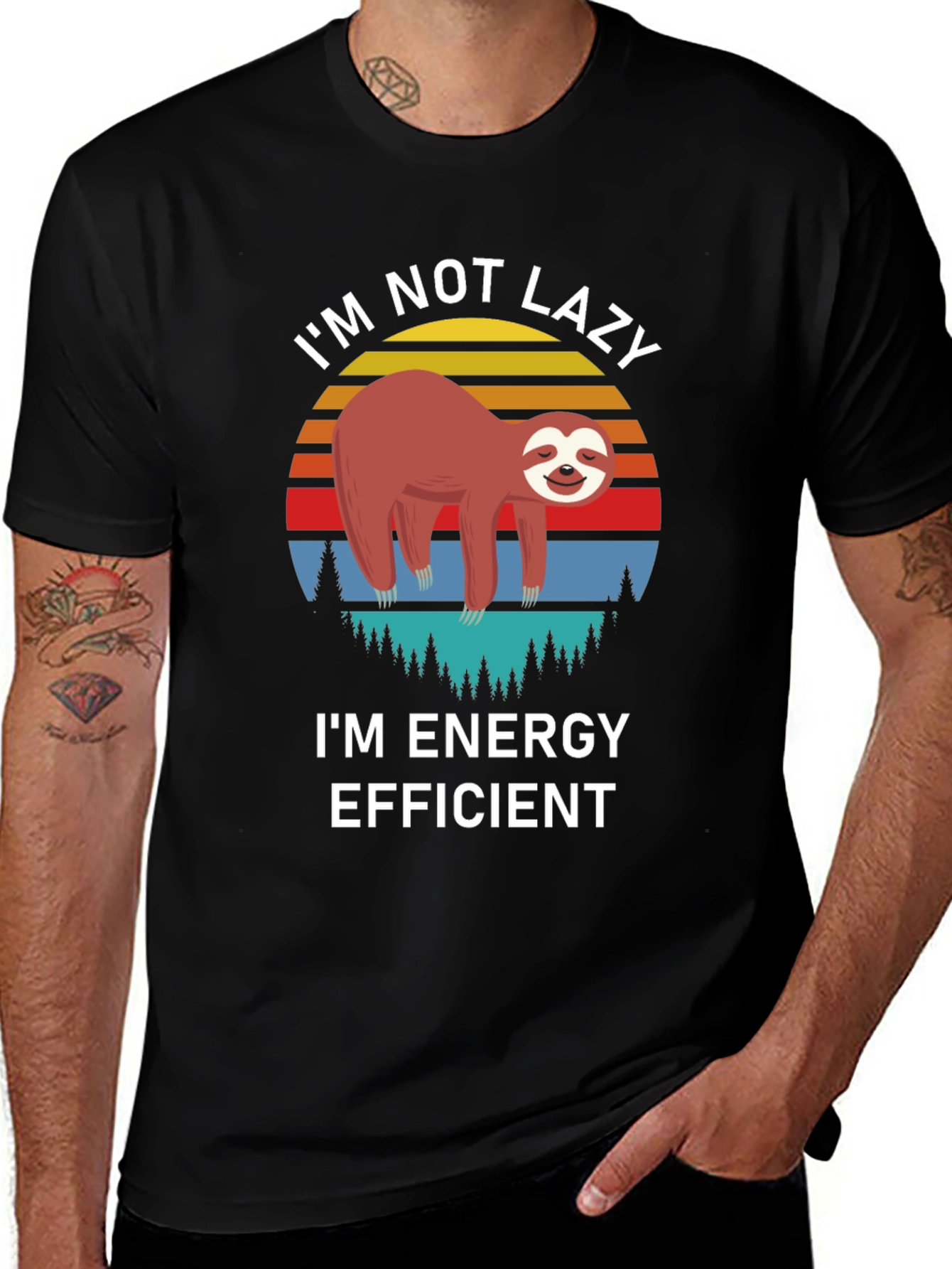 Variant 16 of I'm Not Lazy Sloth T-Shirt