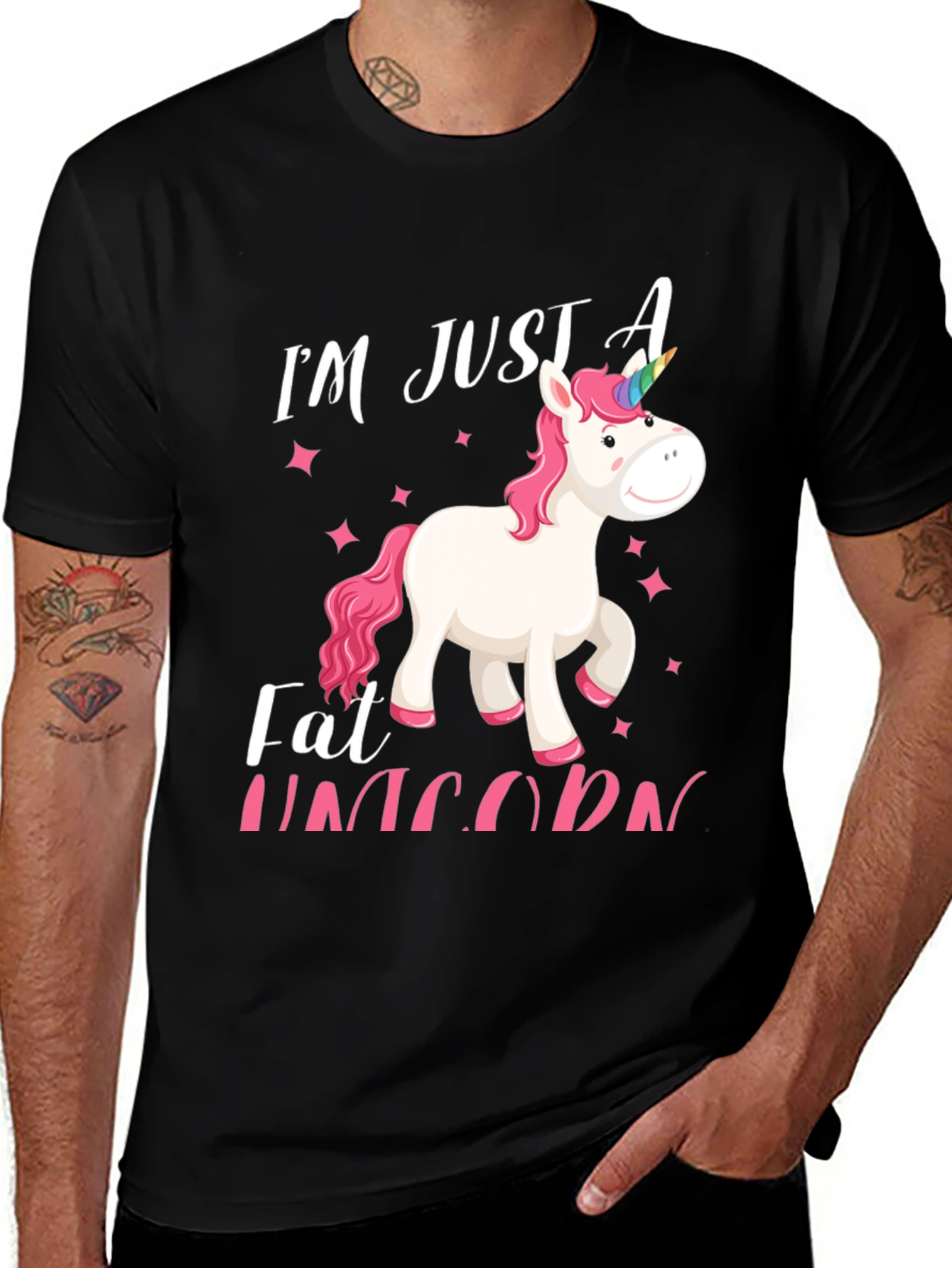 Variant 21 of I'm Just A Fat Unicorn T-Shirt