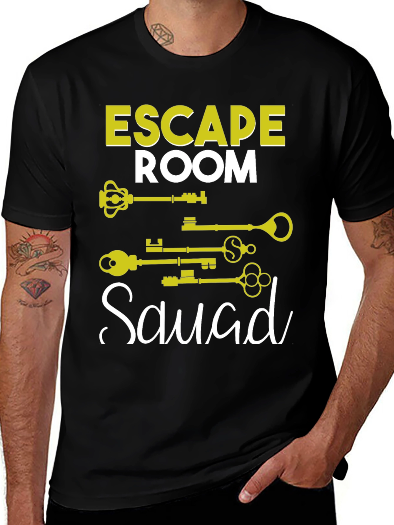 Escape Room Squad T-Shirt - Mystery Solving Team Apparel