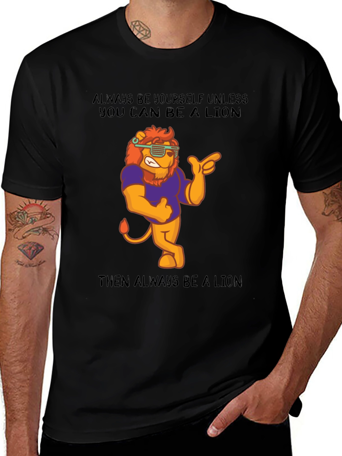 Variant 25 of Always Be A Lion Graphic T-Shirt