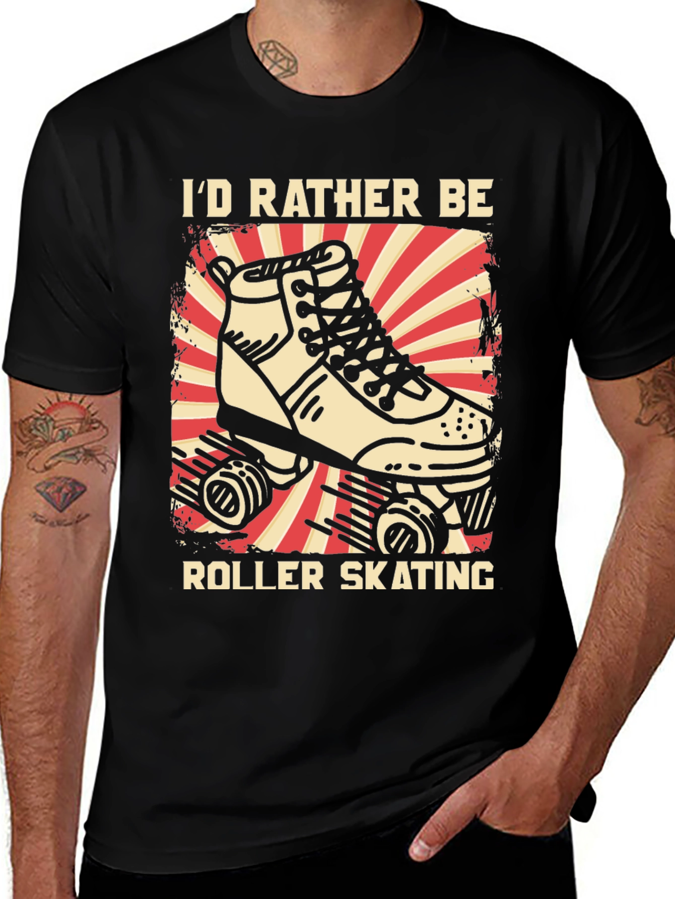Variant 16 of Roller Skating Graphic T-Shirt