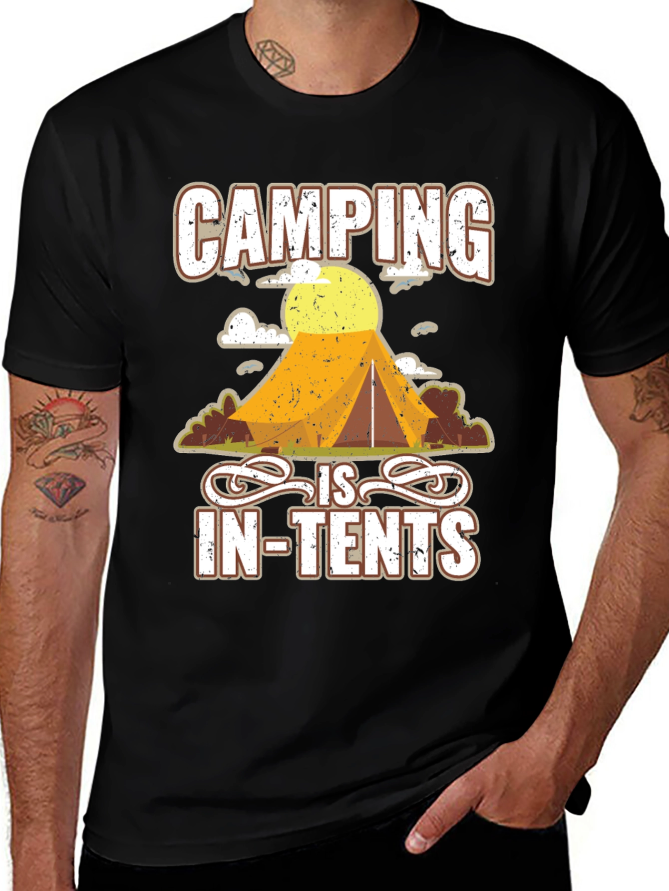 Variant 10 of Camping Is In-Tents Graphic Tee