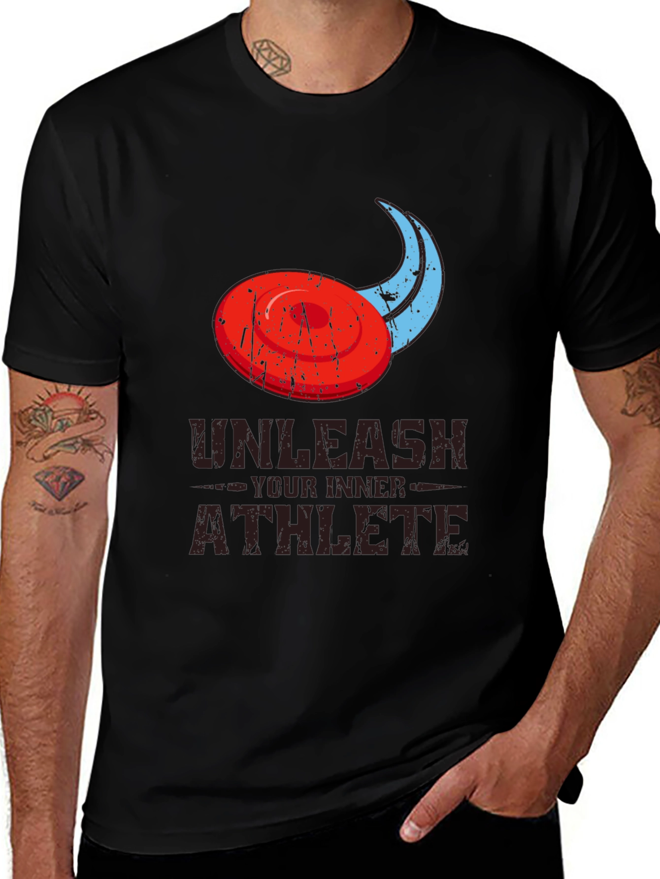 Unleash Your Inner Athlete T-Shirt - Black