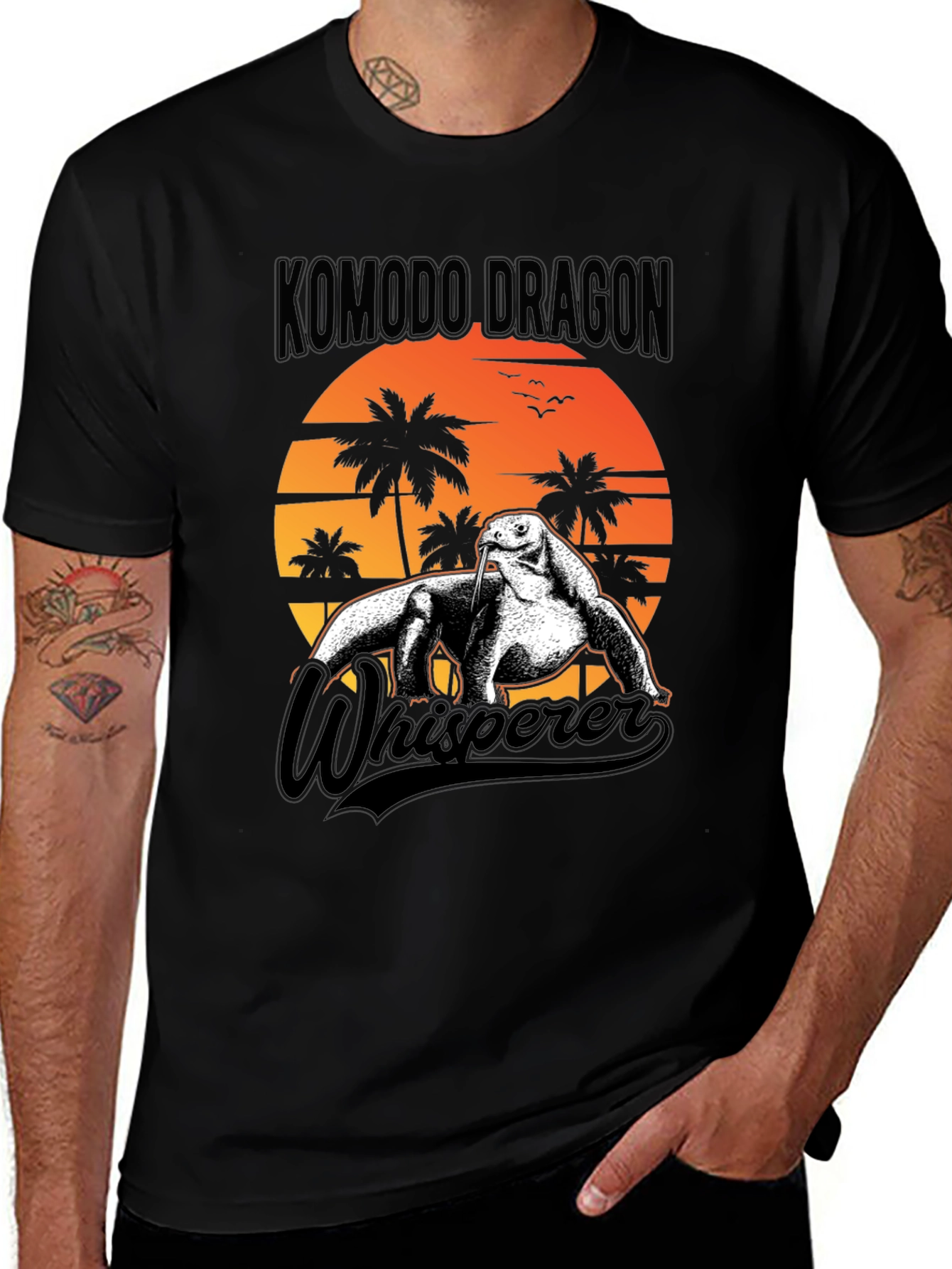 Komodo Dragon Whisperer Graphic T-Shirt