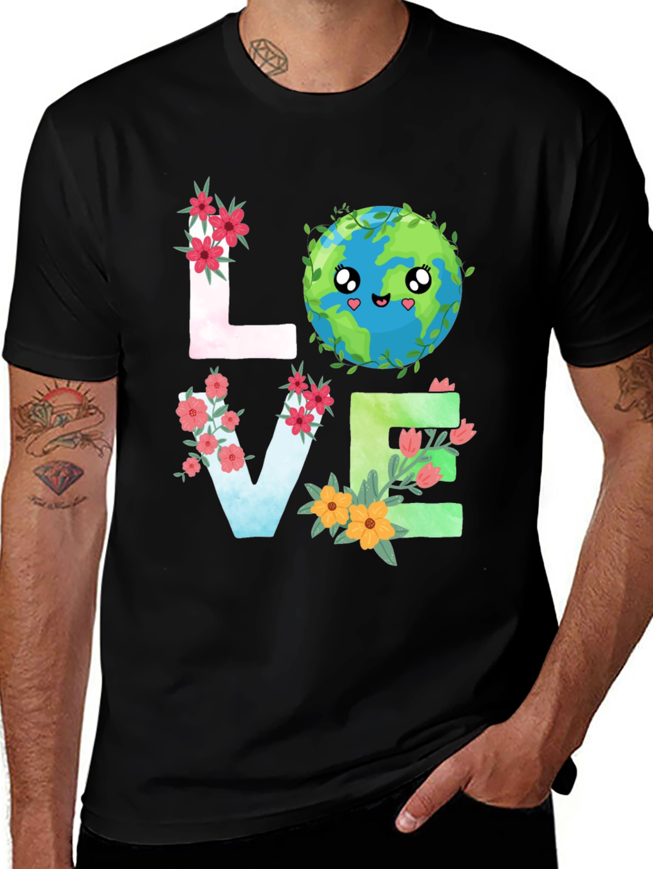 Love Earth Graphic Tee - Earth Day Shirt