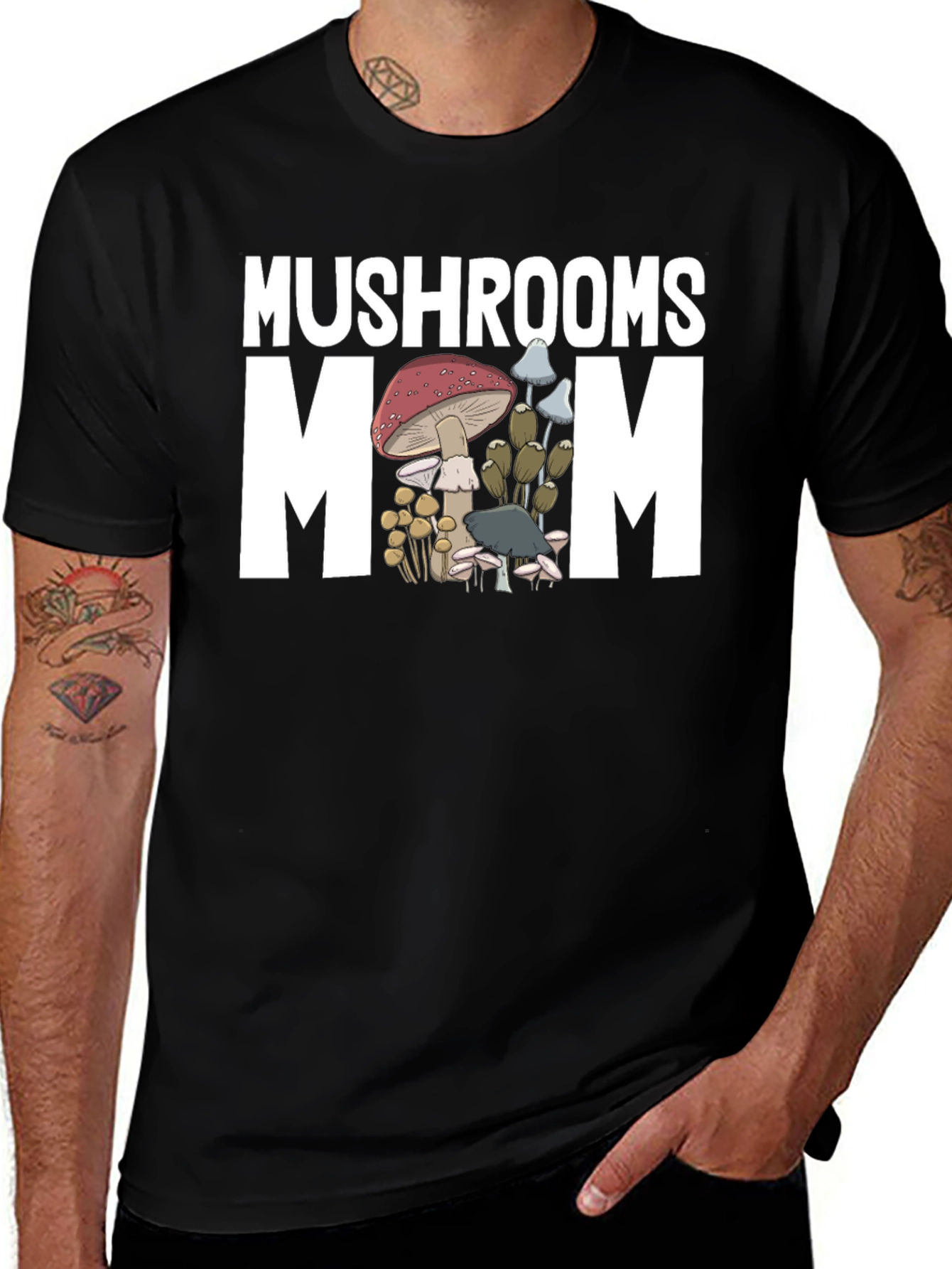 Variant 30 of Mushrooms Mom Graphic T-Shirt