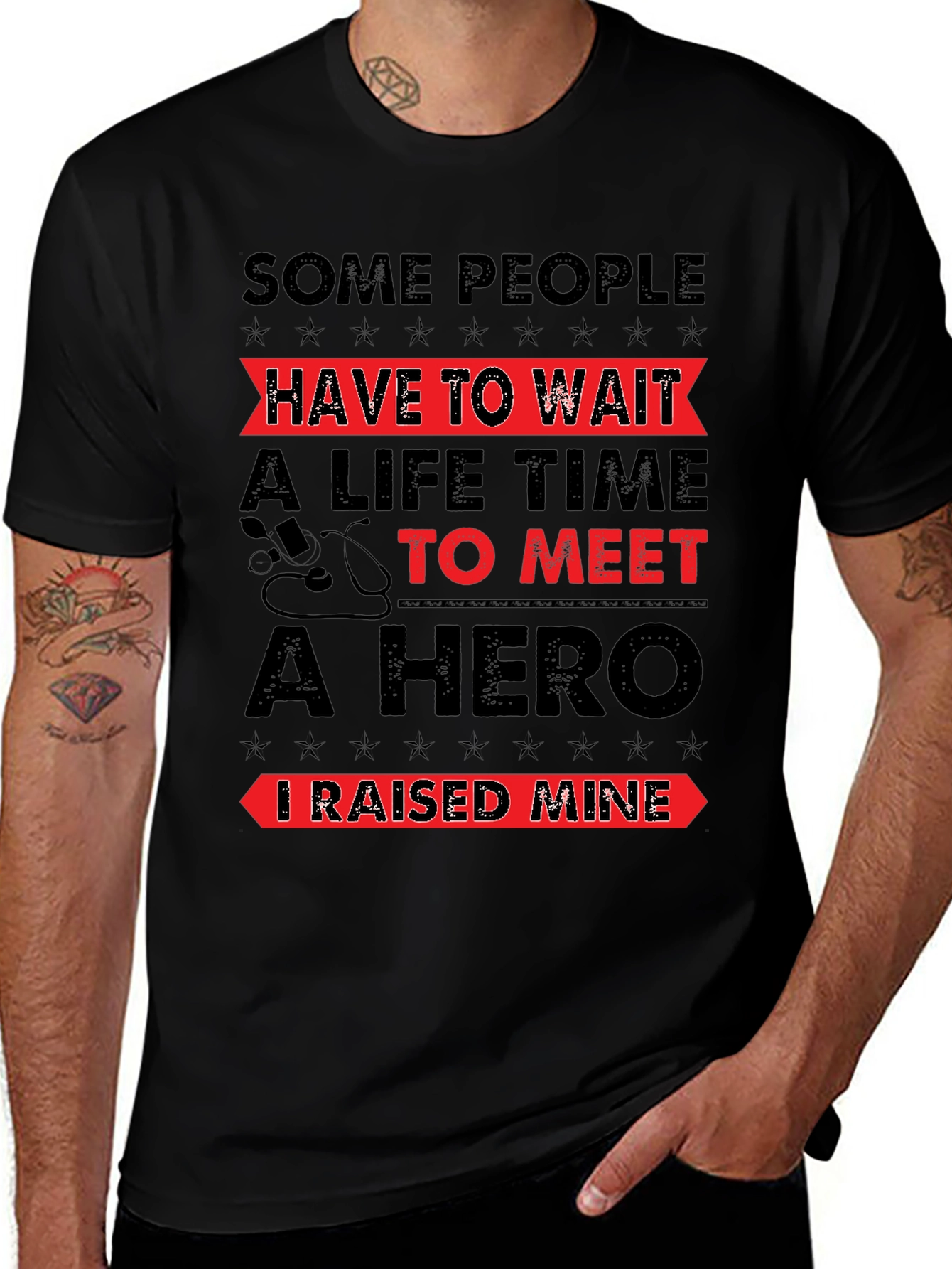 Variant 7 of Hero Nurse T-Shirt - "I Raised Mine"
