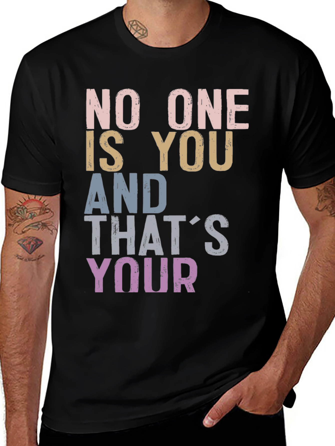 Variant 2 of Inspirational Graphic Tee - Be You