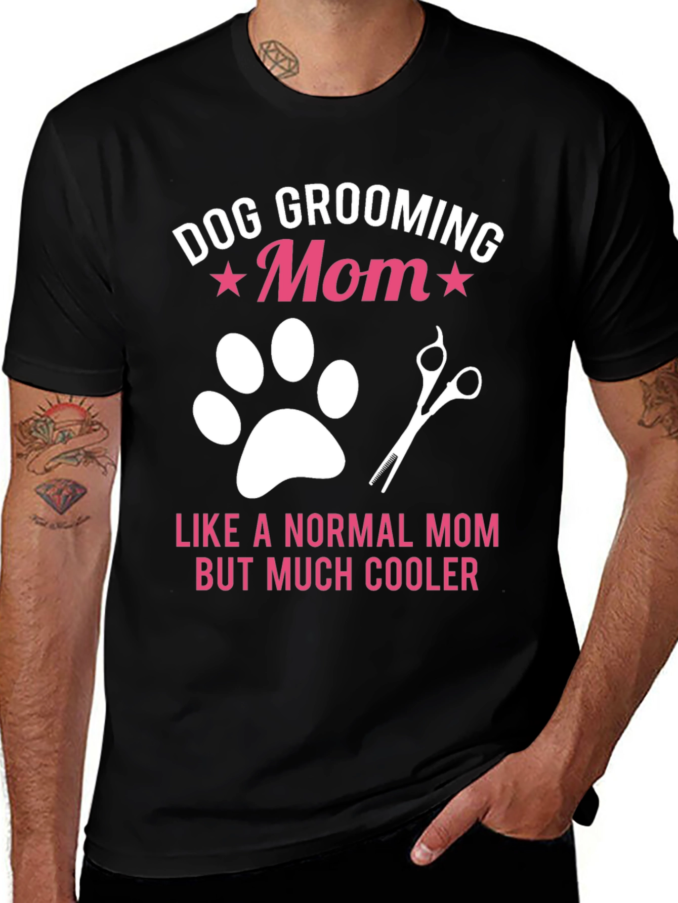 Dog Grooming Mom T-Shirt - Coolest Mom Ever!