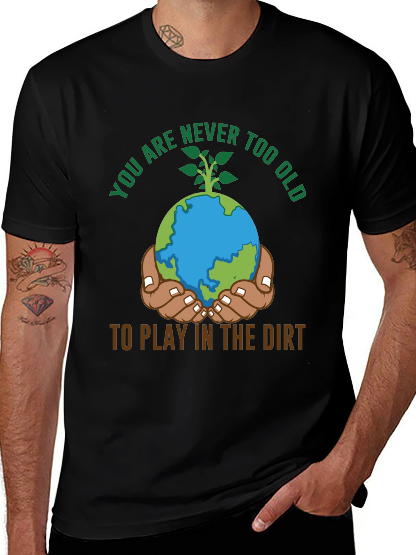 Variant 4 of You Are Never Too Old Earth T-Shirt