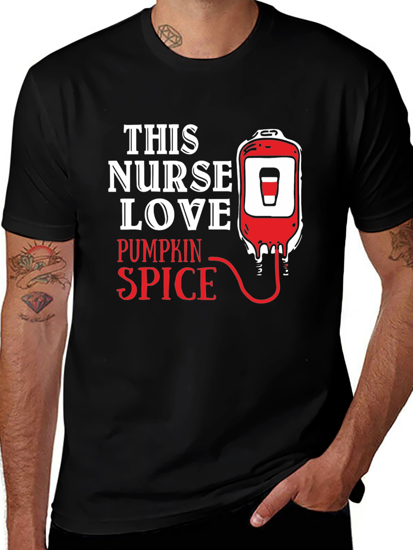 Variant 30 of Nurse Love Pumpkin Spice T-Shirt