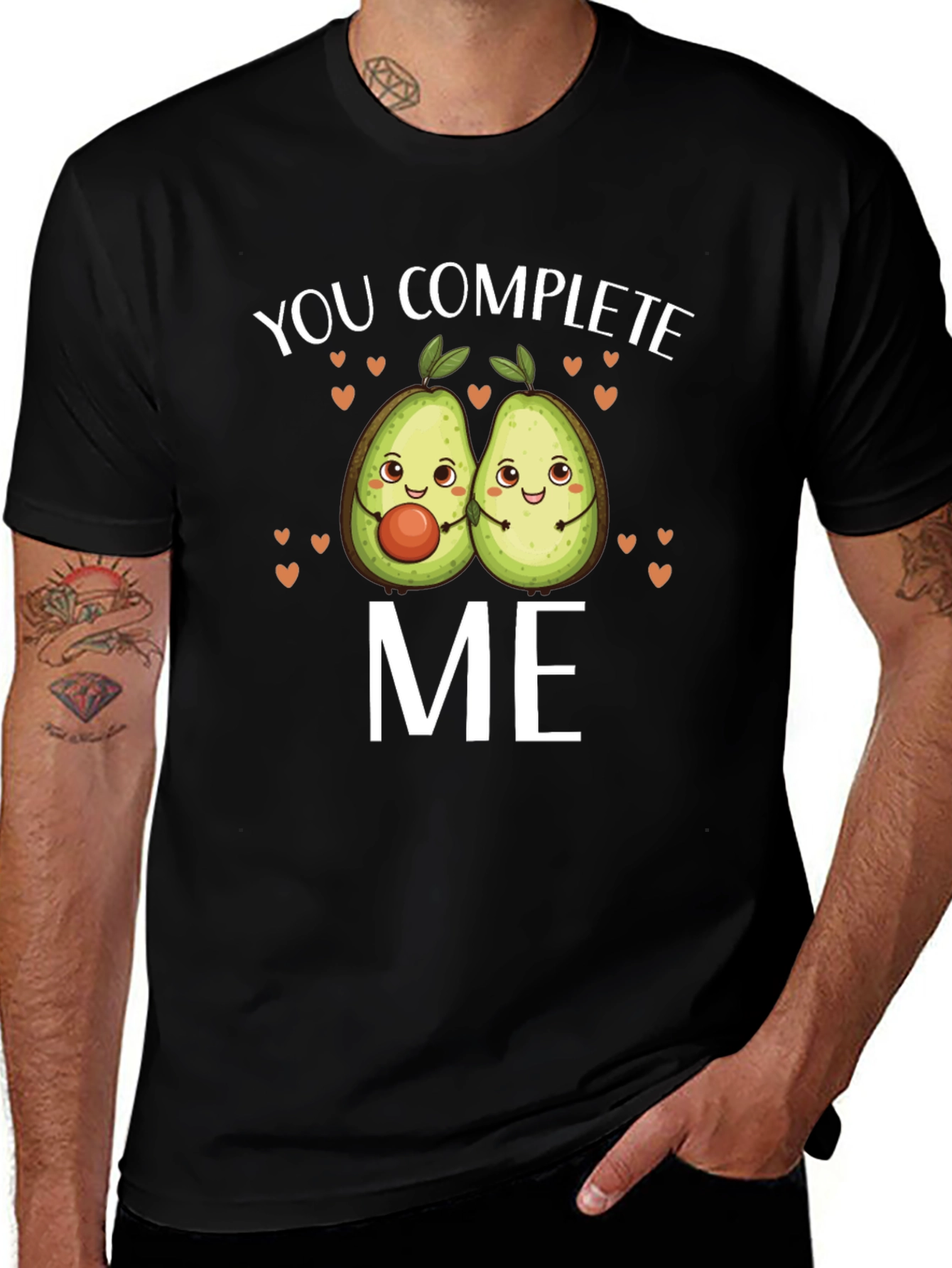 Variant 18 of You Complete Me Avocado Graphic T-Shirt
