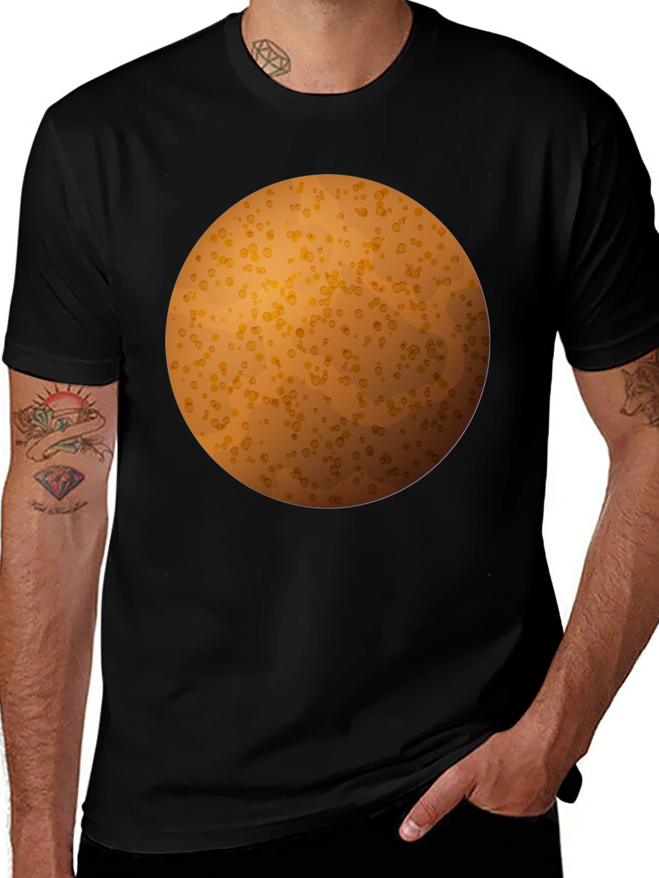 Variant 10 of Spotted Orb Graphic Tee - Unique Design