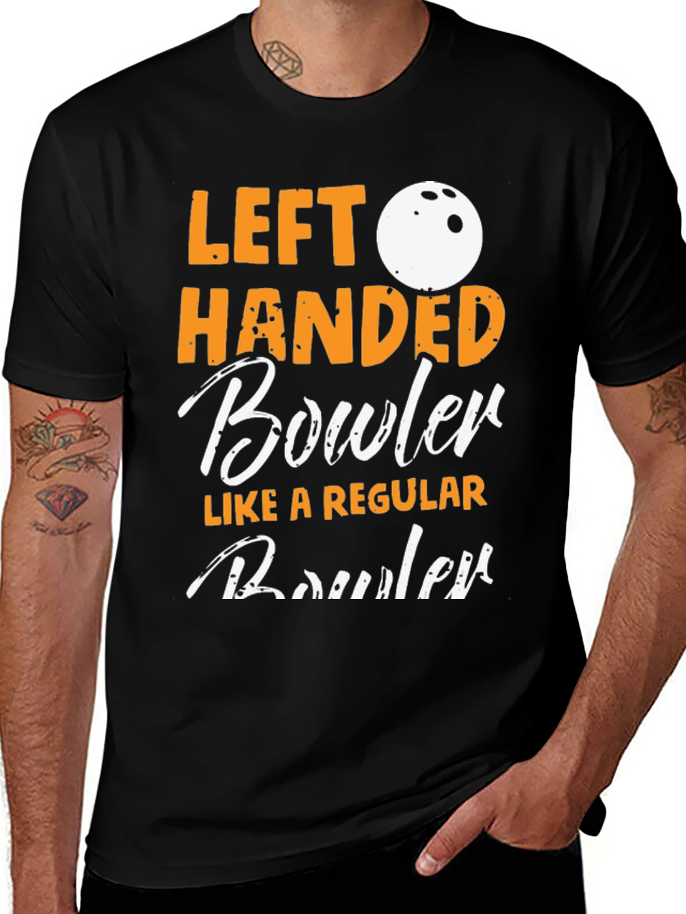 Variant 5 of Left Handed Bowler Graphic Tee