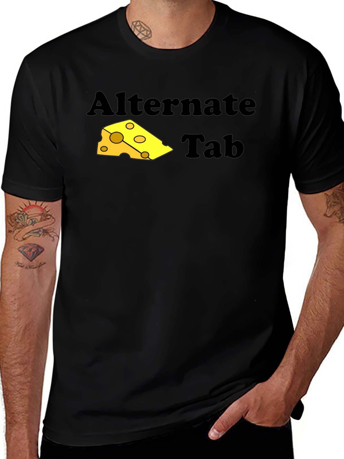 Variant 14 of Alternate Cheese Tab T-Shirt - Funny Programmer Tee