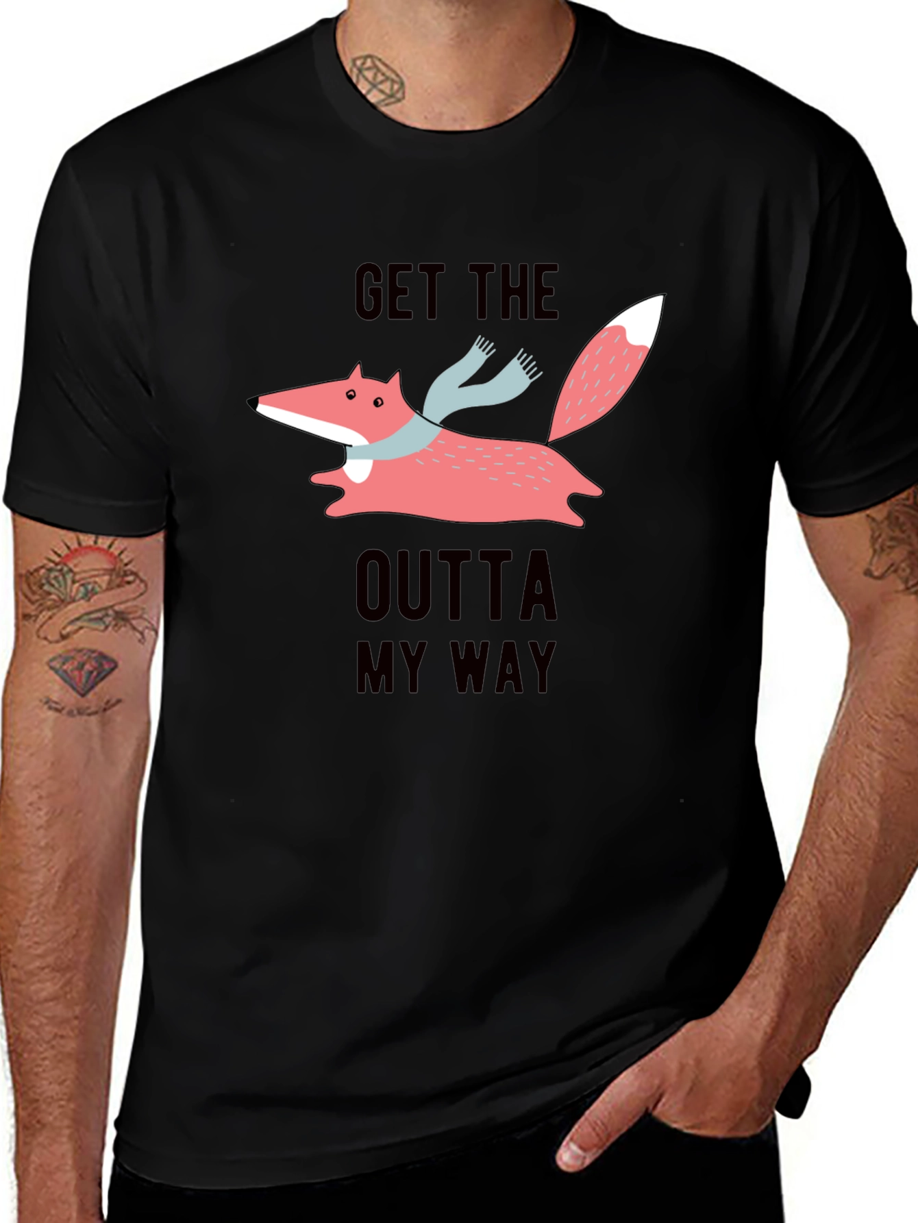 Variant 10 of Get The Outta My Way Fox Graphic Tee