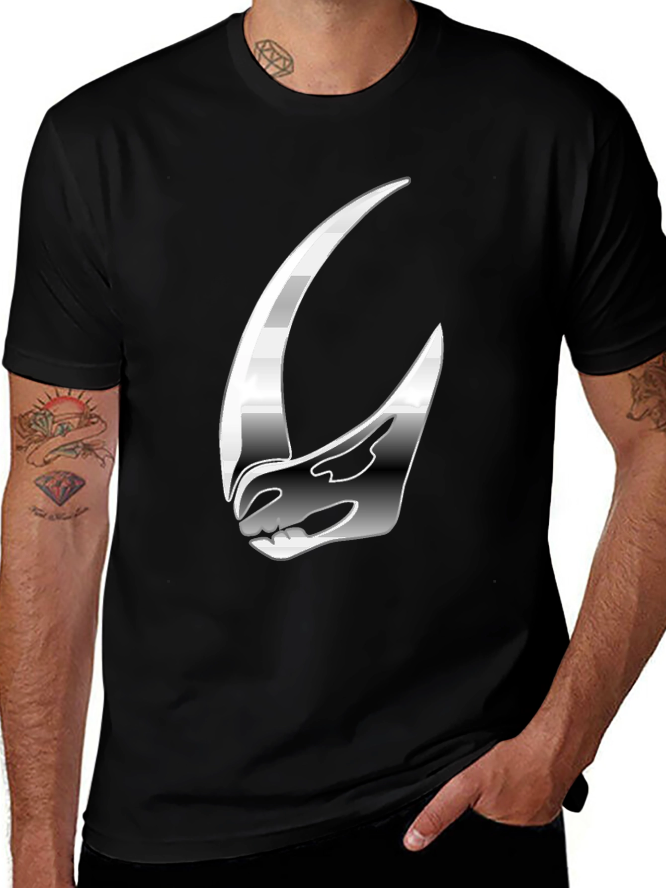 Boba Fett Skull Graphic Tee - Premium Black T-Shirt