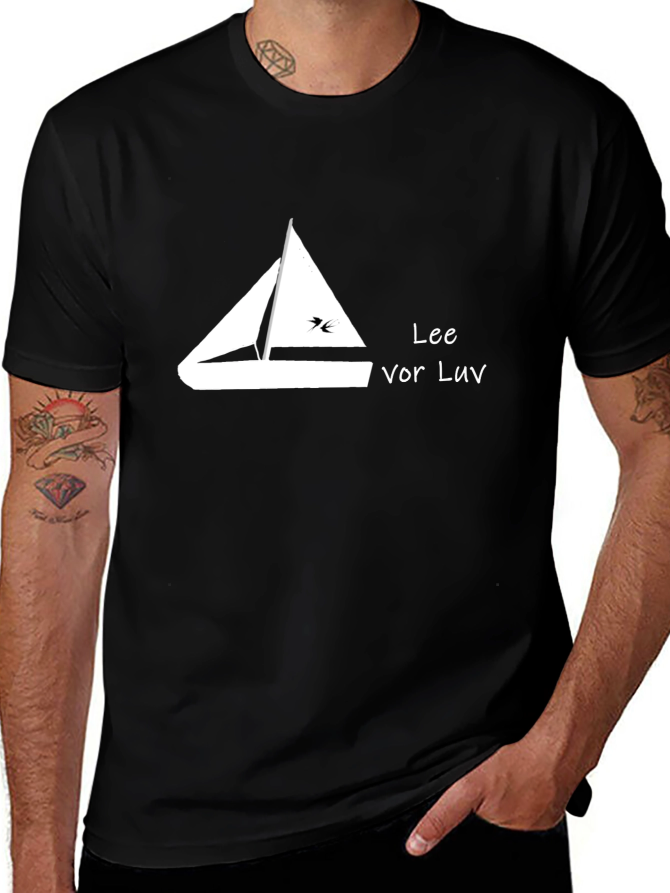 Variant 2 of Sailing T-Shirt: Lee Vor Luv Graphic Tee