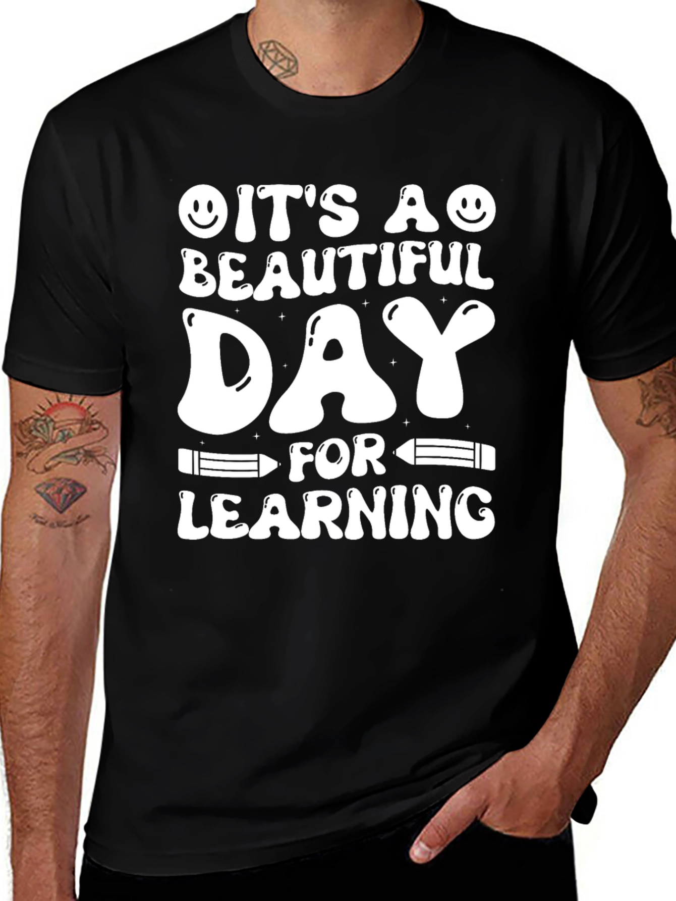It's A Beautiful Day For Learning Graphic T-Shirt
