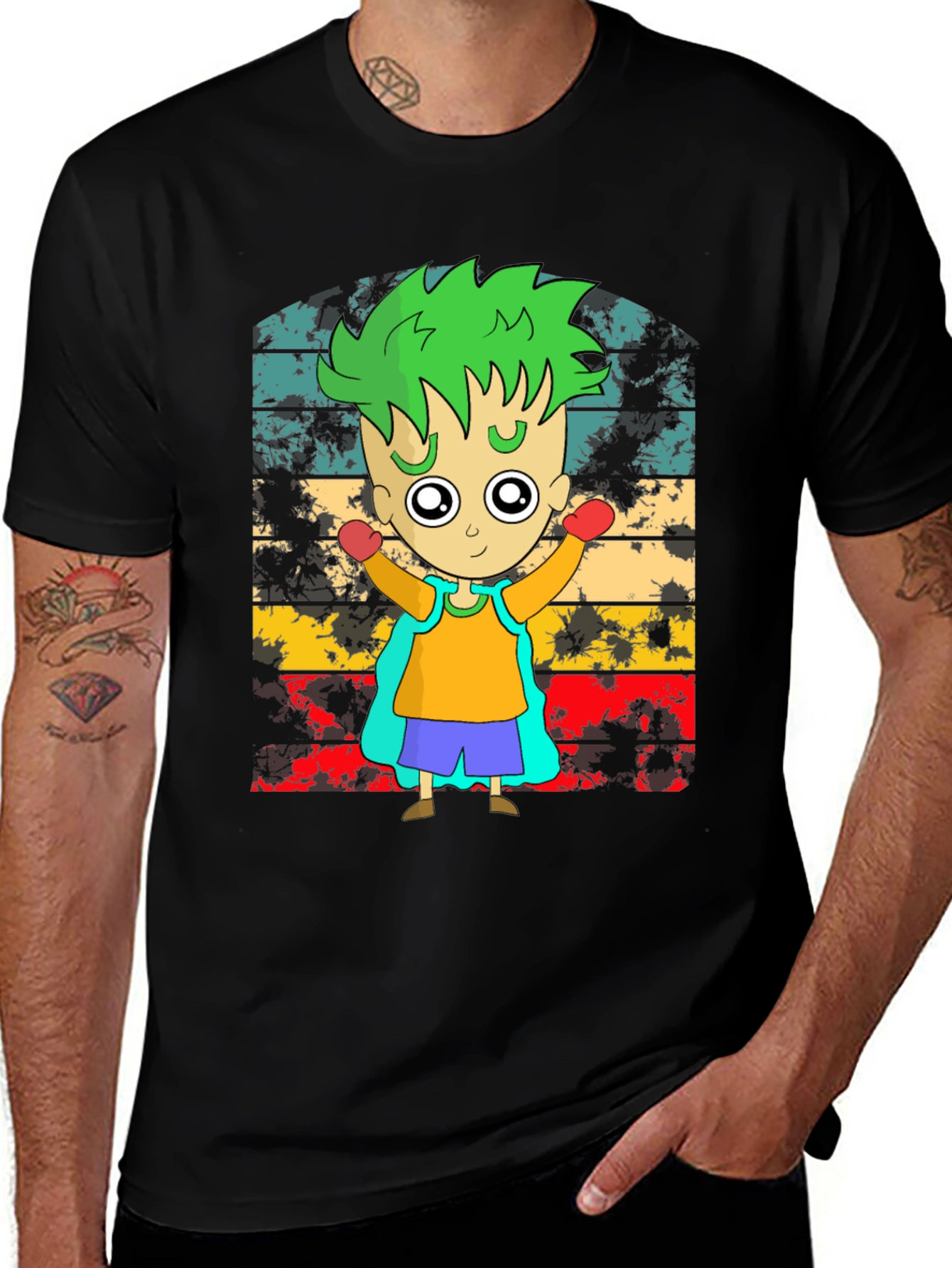 Variant 14 of Funky Cartoon Character Graphic Tee