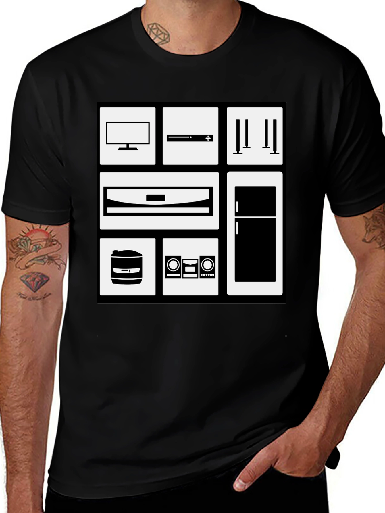 Home Appliances T-Shirt - Modern Graphic Tee