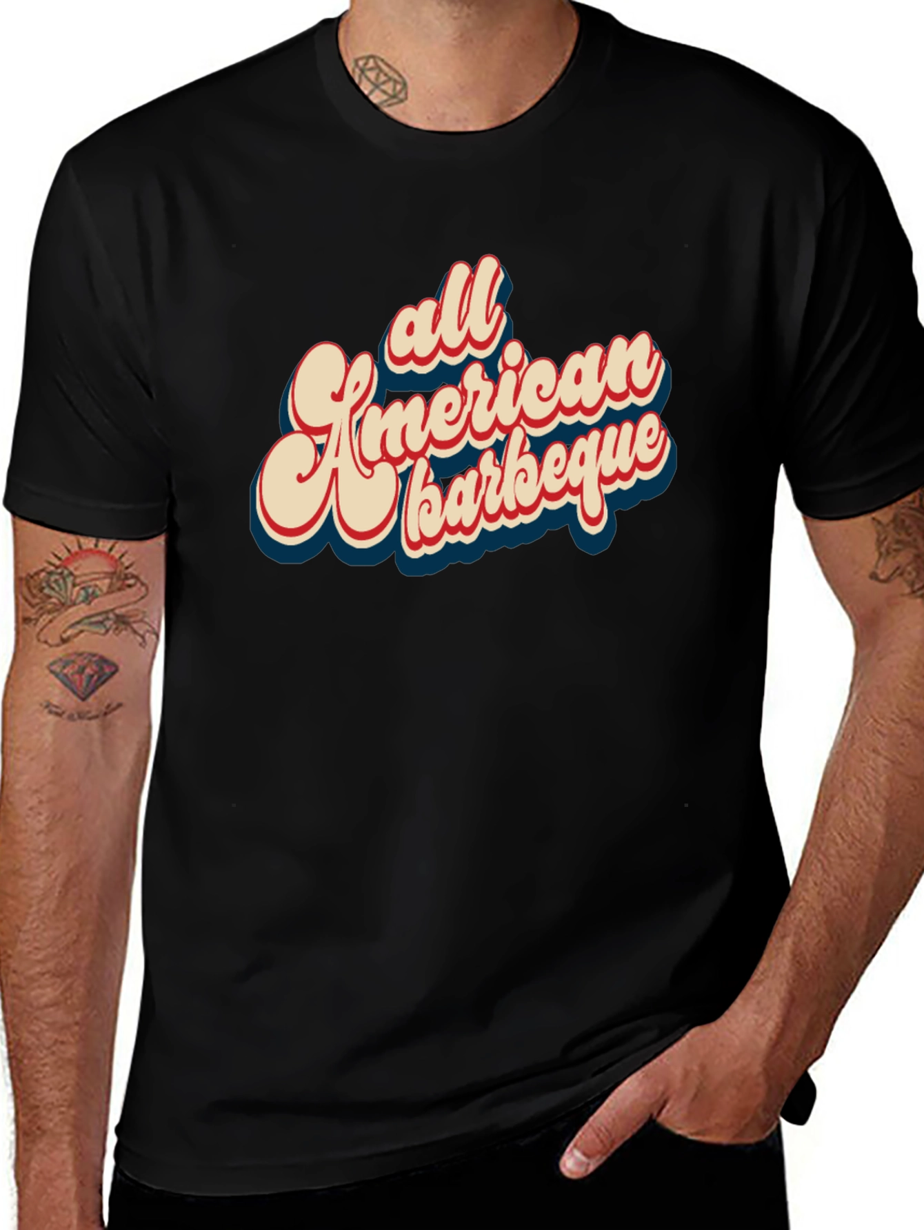 Variant 5 of All American Barbeque Graphic T-Shirt