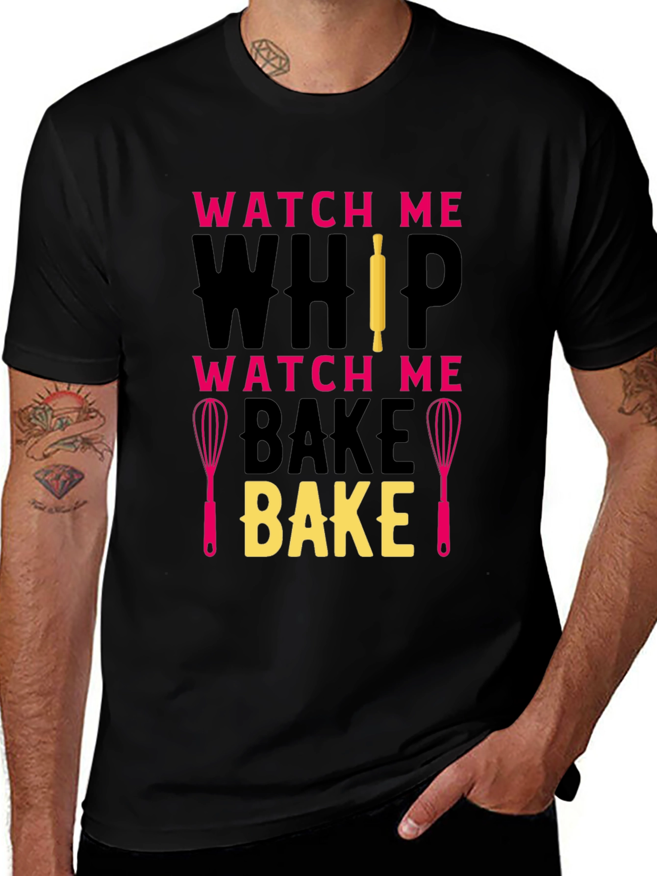 Variant 9 of Watch Me Whip Bake T-Shirt