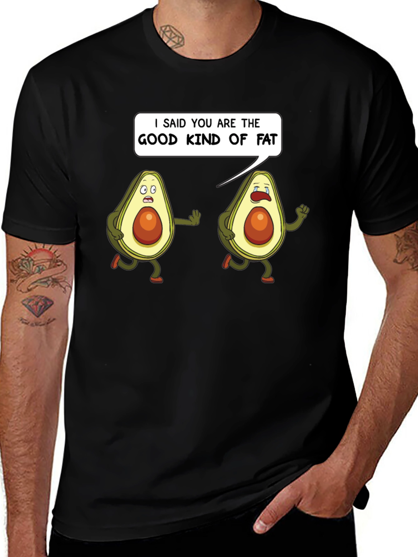 Variant 6 of Good Kind of Fat Avocado Humor T-Shirt