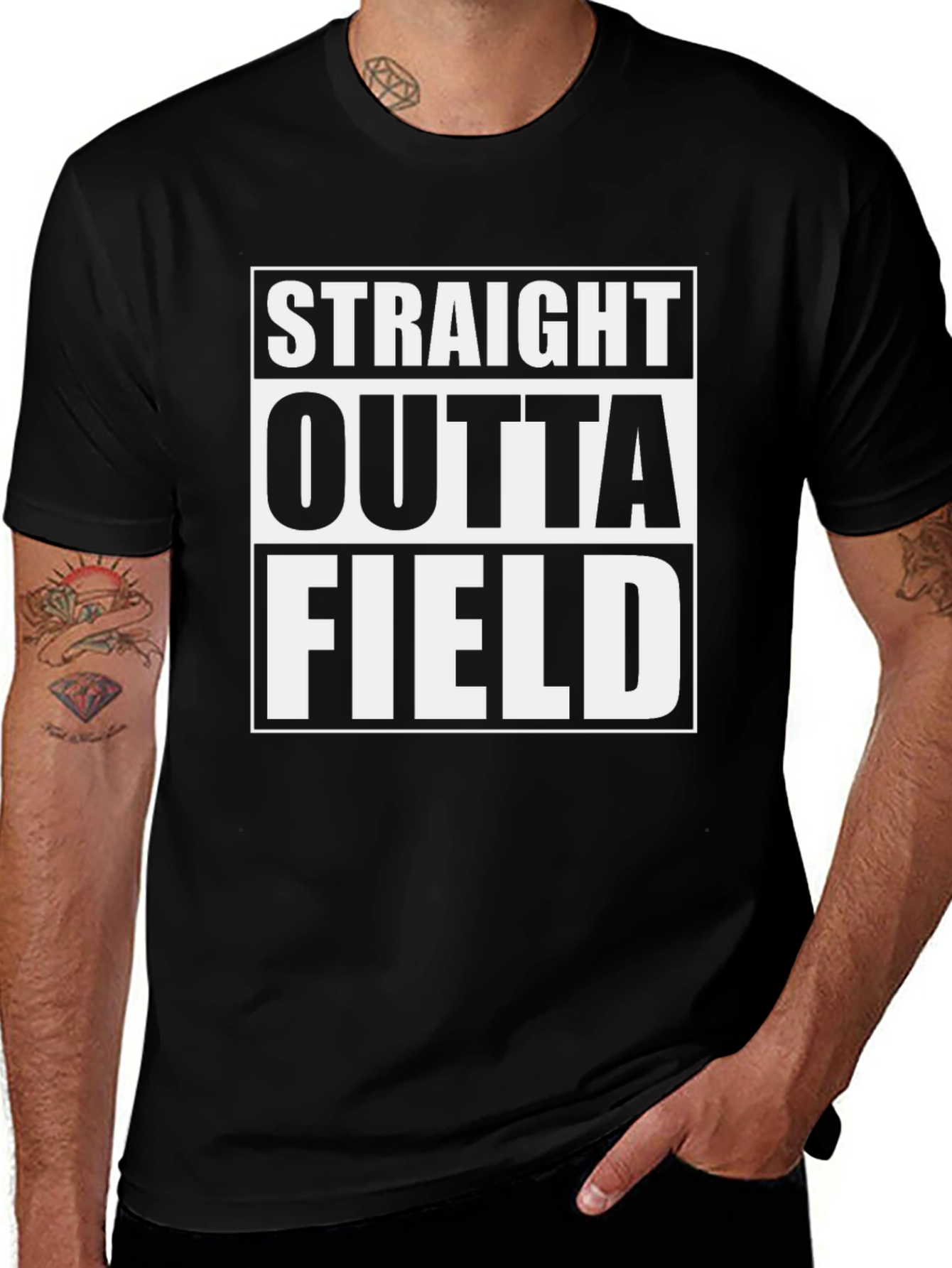 Variant 21 of Straight Outta Field T-Shirt